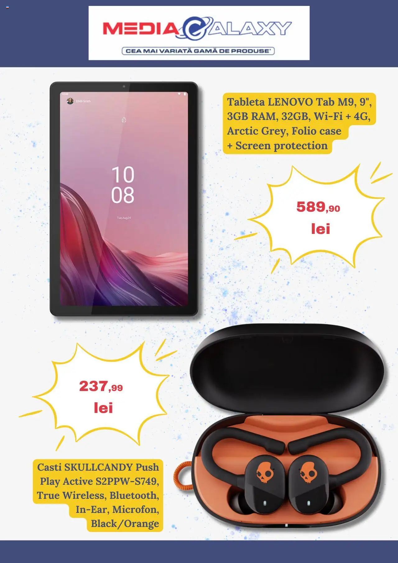 Catalog Media Galaxy 3 - 9 Aprilie 2025 | Pagina 2 | Produse: Tabletă, Căști