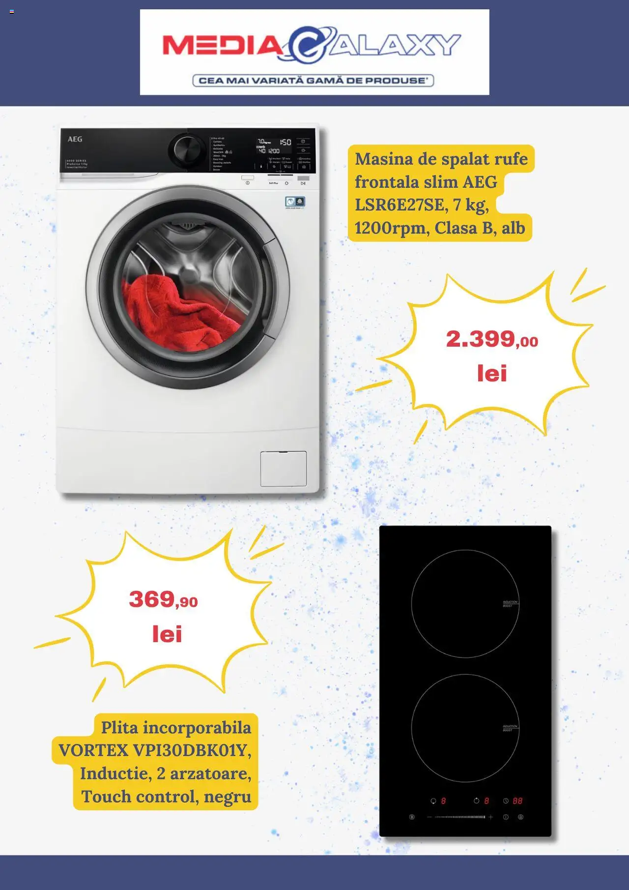 Catalog Media Galaxy 3 - 9 Aprilie 2025 | Pagina 6 | Produse: Mașină De Spălat, Plită