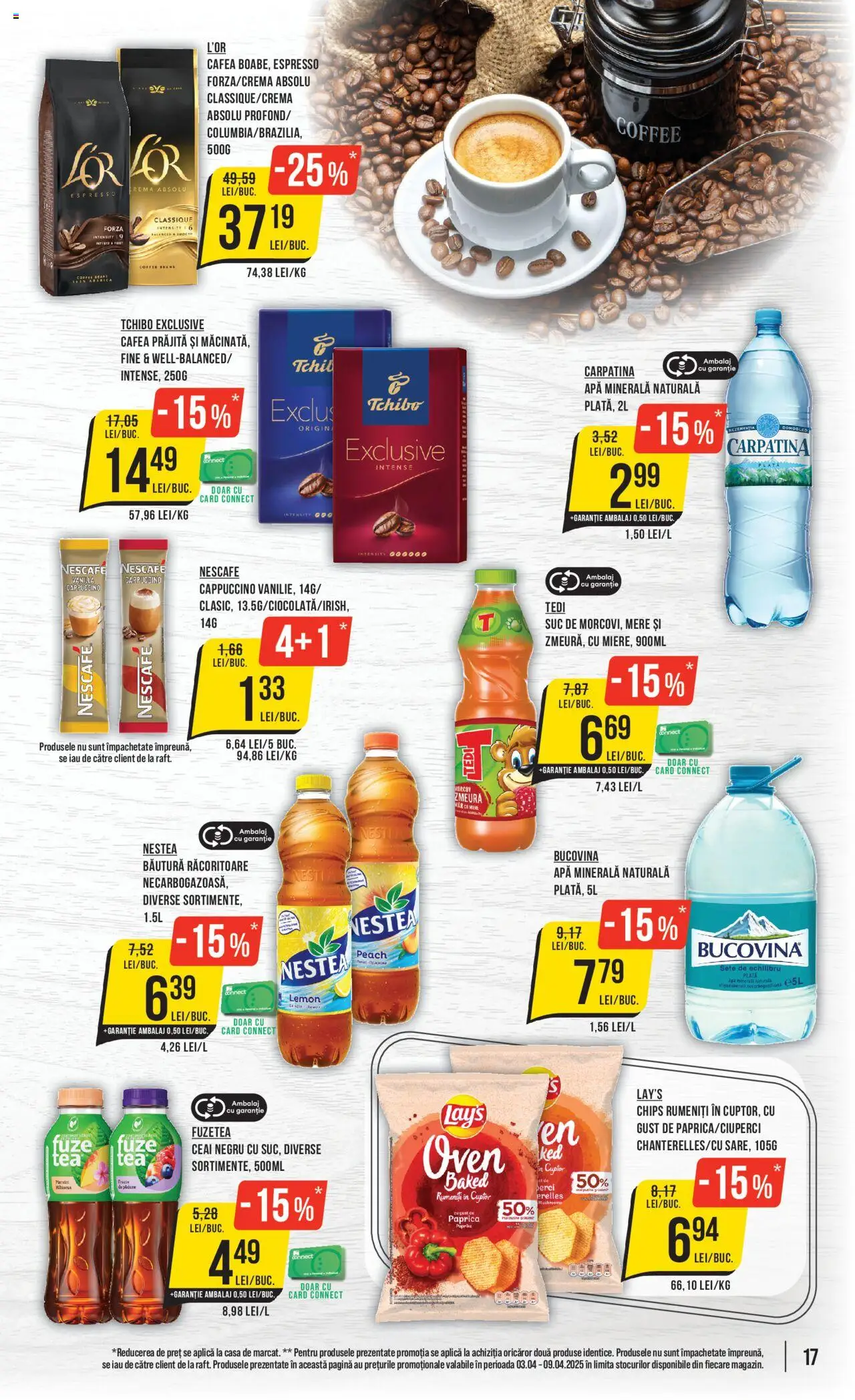 Catalog Mega Image 3 - 9 Aprilie 2025 | Pagina 17 | Produse: Zmeură, Yazı tahtası kalemi, Cafea, Apă