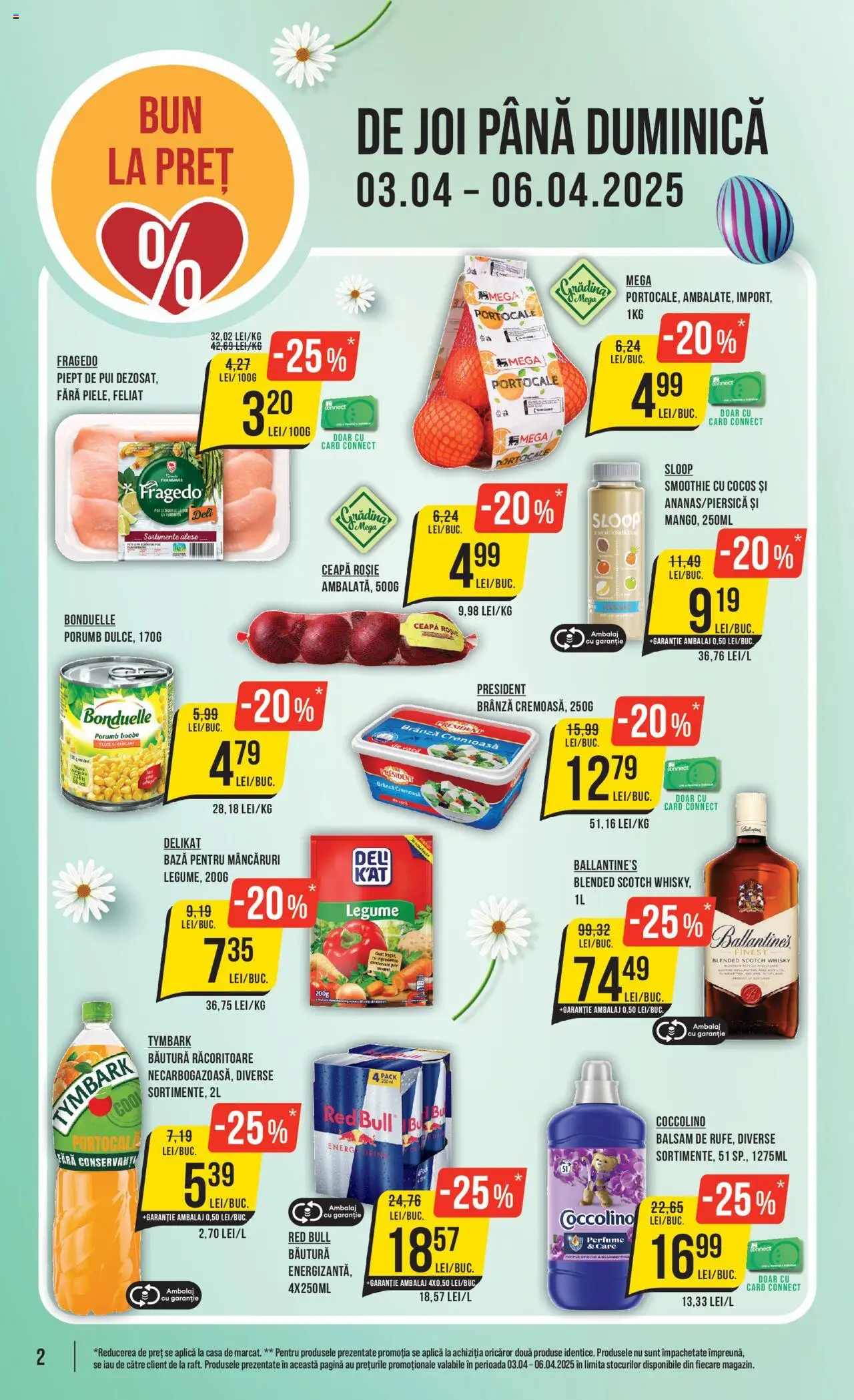 Catalog Mega Image 3 - 9 Aprilie 2025 | Pagina 2 | Produse: Balsam, Brânză, Porumb, Smoothie