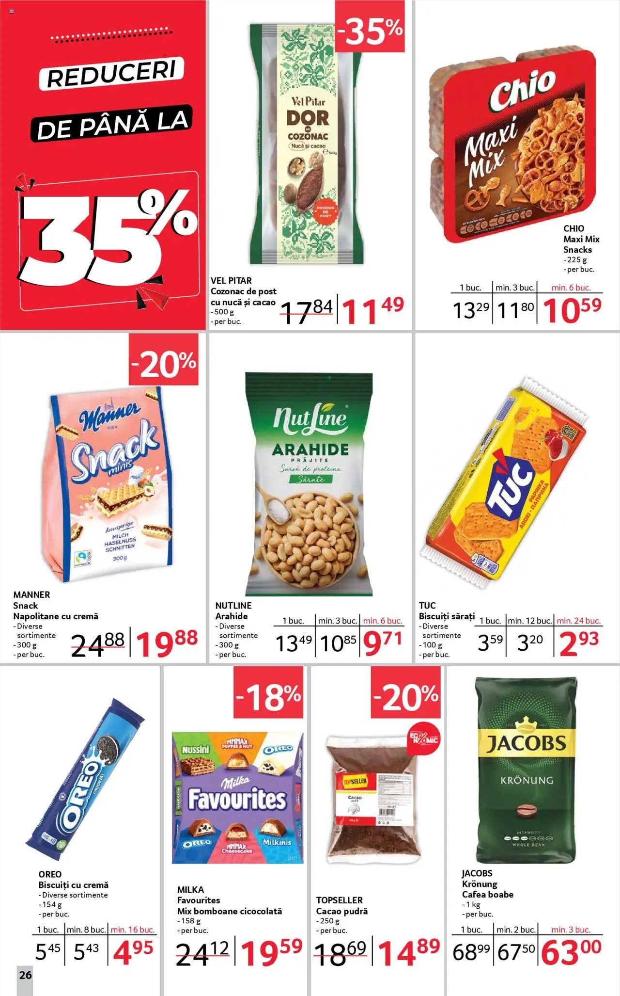 Catalog Selgros 4 - 17 Aprilie 2025 | Pagina 26 | Produse: Pudră, Napolitane, Cremă, Cafea