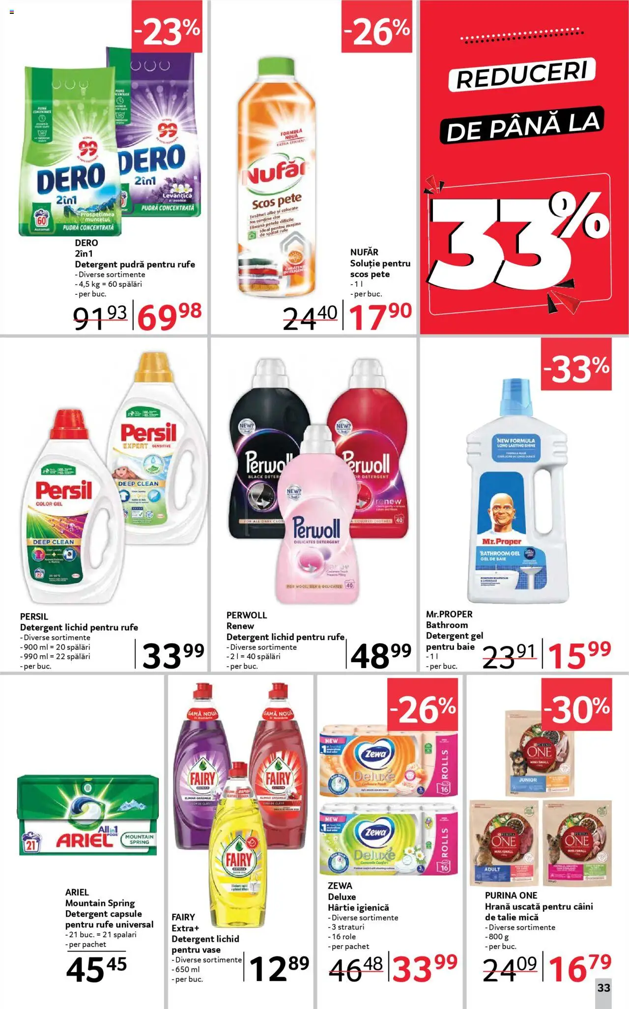 Catalog Selgros 4 - 17 Aprilie 2025 | Pagina 33 | Produse: Pomelo, Role, Pudră, Detergent