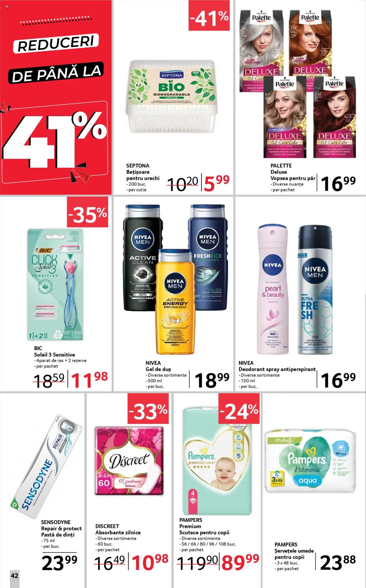 Catalog Selgros 4 - 17 Aprilie 2025 | Pagina 42 | Produse: Pirinç gevreği, Vopsea, Antiperspirant, Absorbante