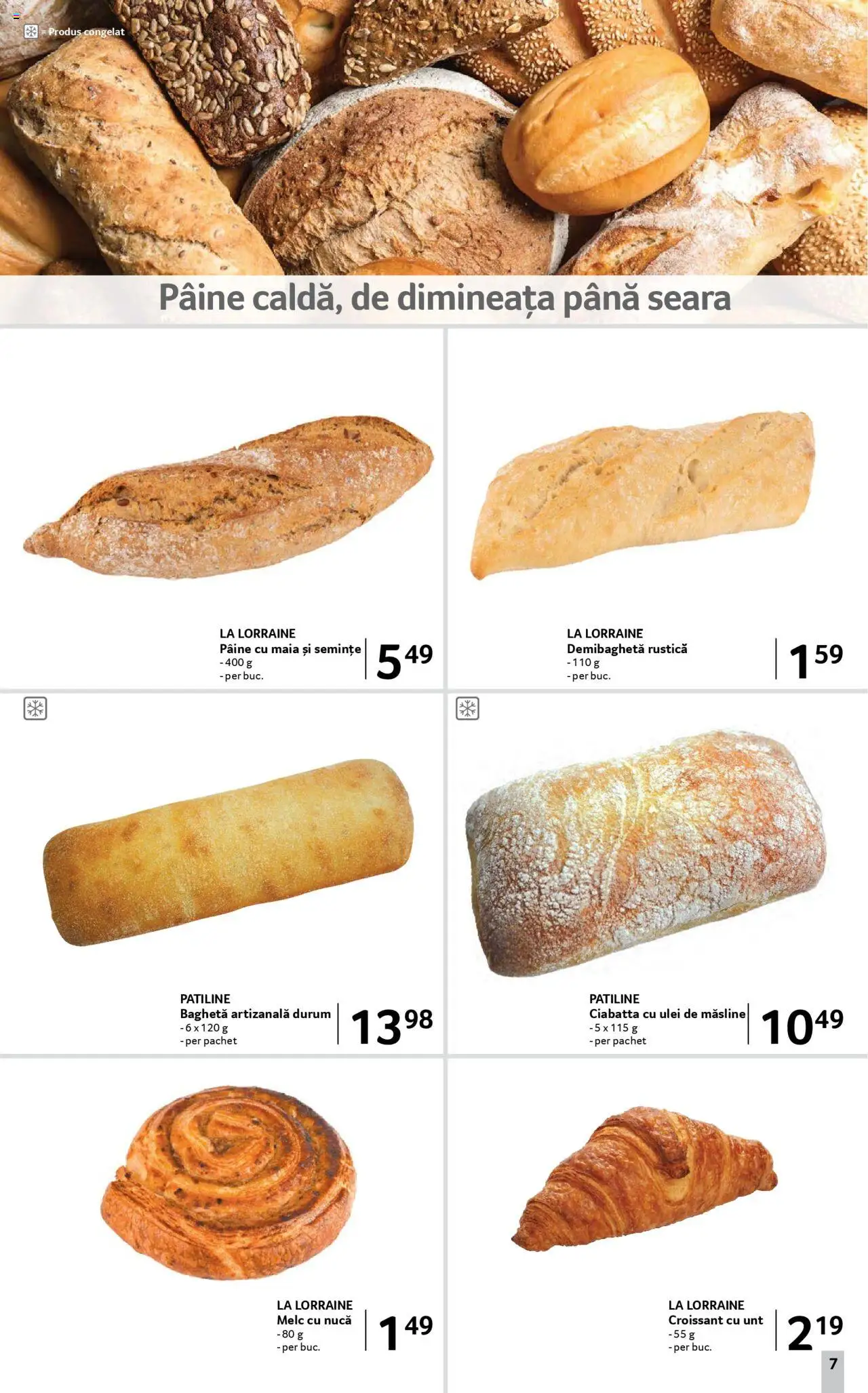 Catalog Selgros 4 - 17 Aprilie 2025 | Pagina 7 | Produse: Măsline, Semințe, Unt, Pâine
