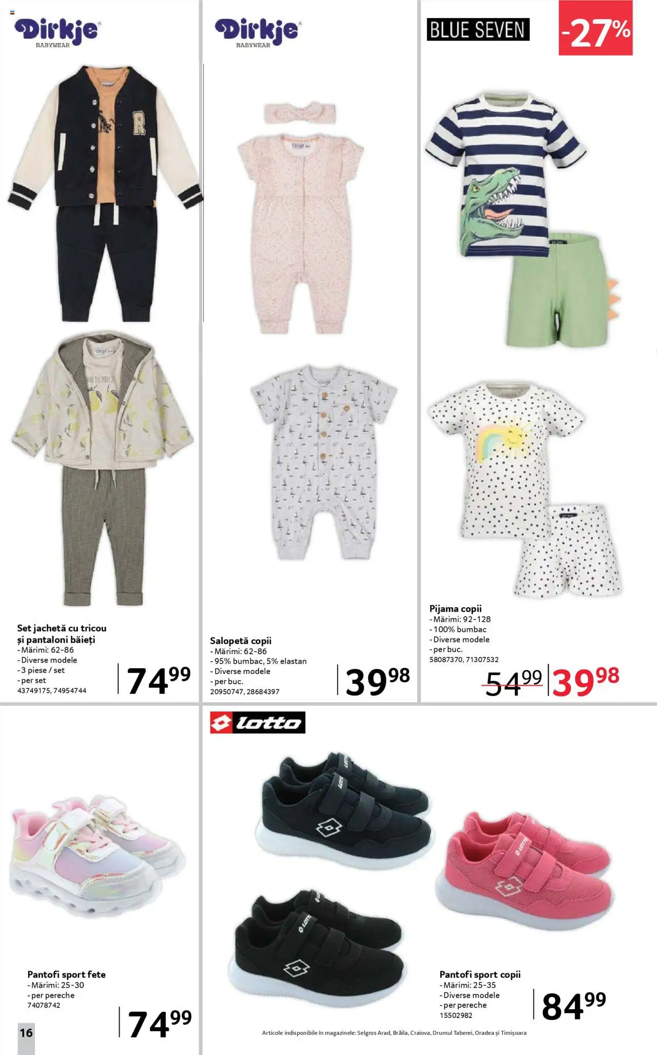 Catalog Selgros 4 - 17 Aprilie 2025 | Pagina 16 | Produse: Jachetă, Pantofi, Tricou, Pantaloni