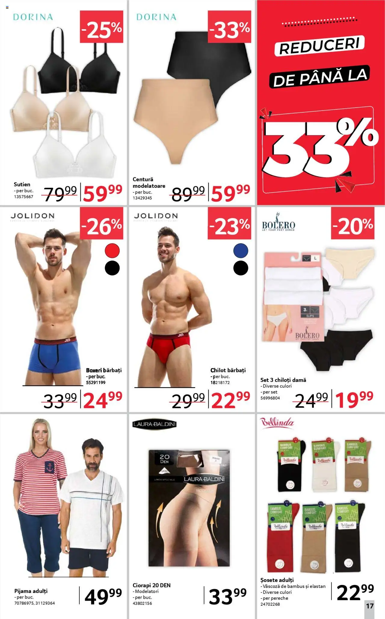 Catalog Selgros 4 - 17 Aprilie 2025 | Pagina 17 | Produse: Chiloți, Sutien, Șosete, Boxeri
