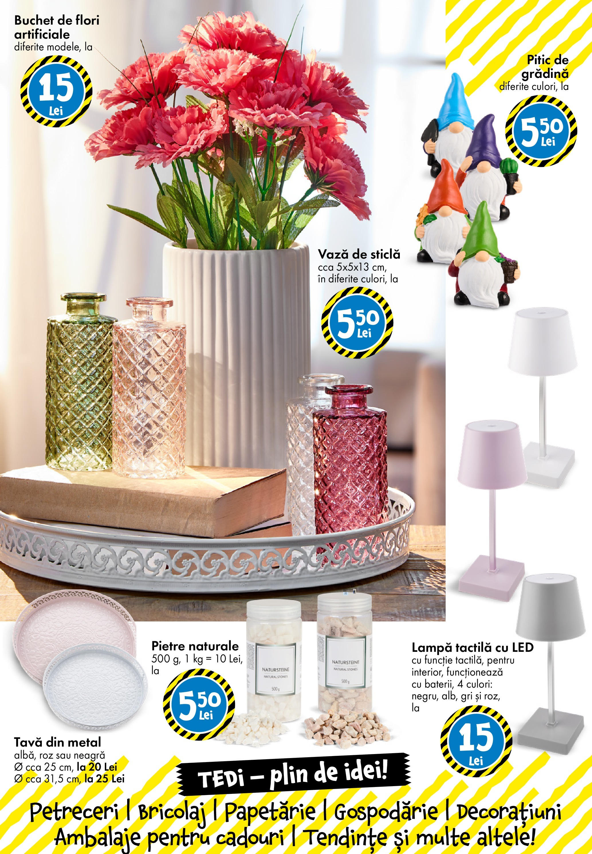 Catalog TEDi 4 - 12 Aprilie 2025 | Pagina 13 | Produse: Babak, Vază, Lampă