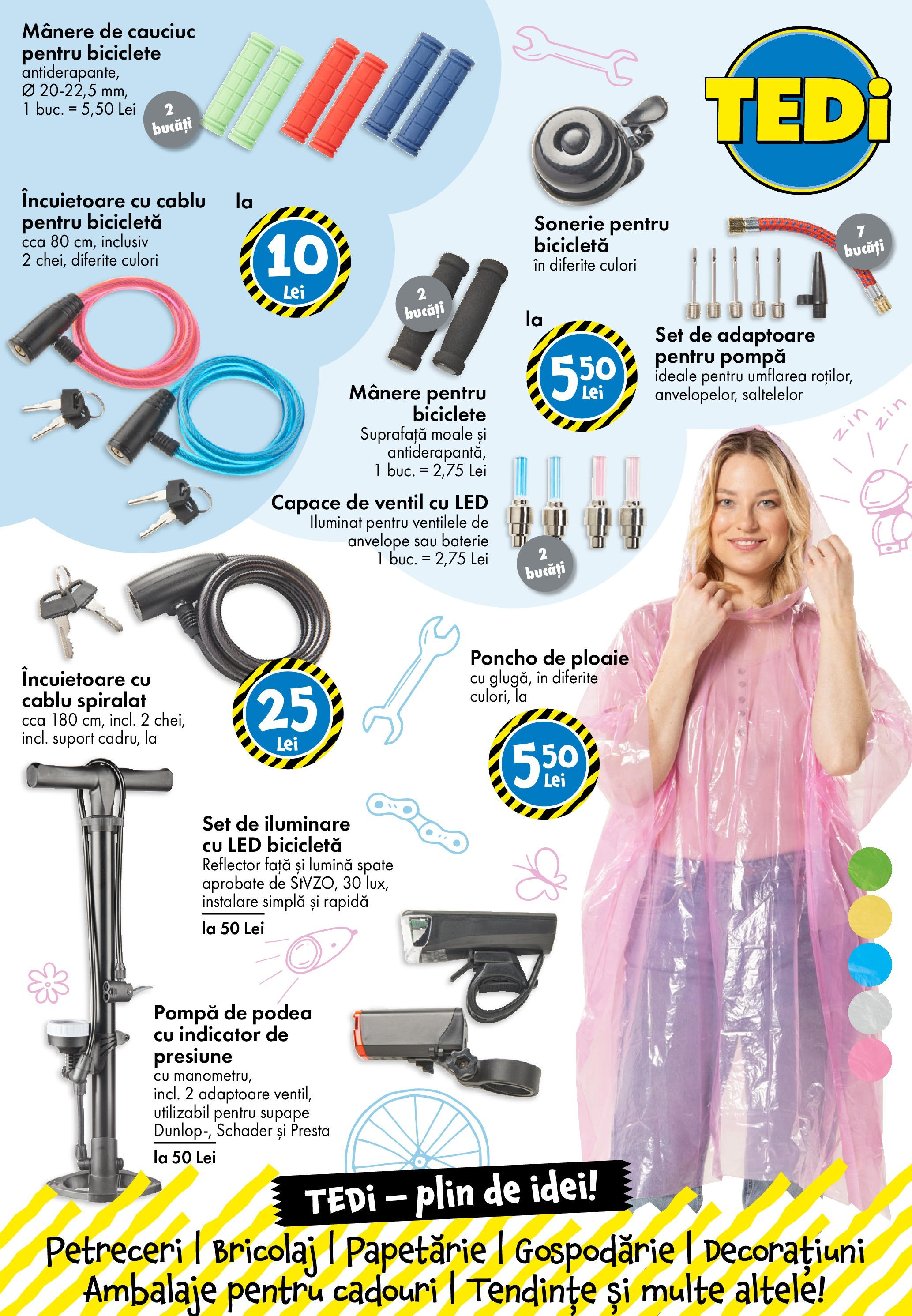 Catalog TEDi 4 - 12 Aprilie 2025 | Pagina 21 | Produse: Sonerie, Cablu, Babak, Dana kuşbaşı