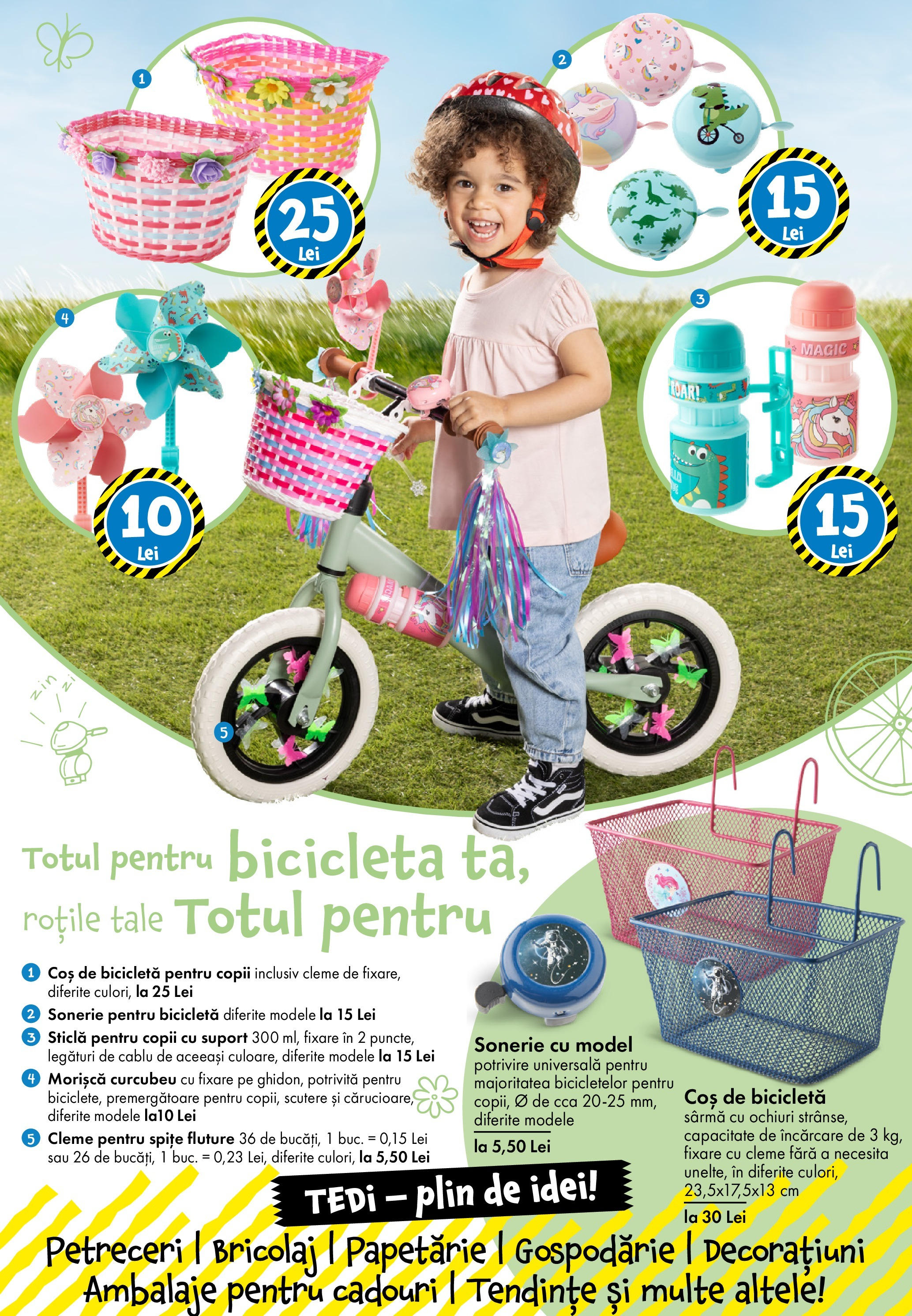 Catalog TEDi 4 - 12 Aprilie 2025 | Pagina 22 | Produse: Sonerie, Cablu, Coș, Dana kuşbaşı
