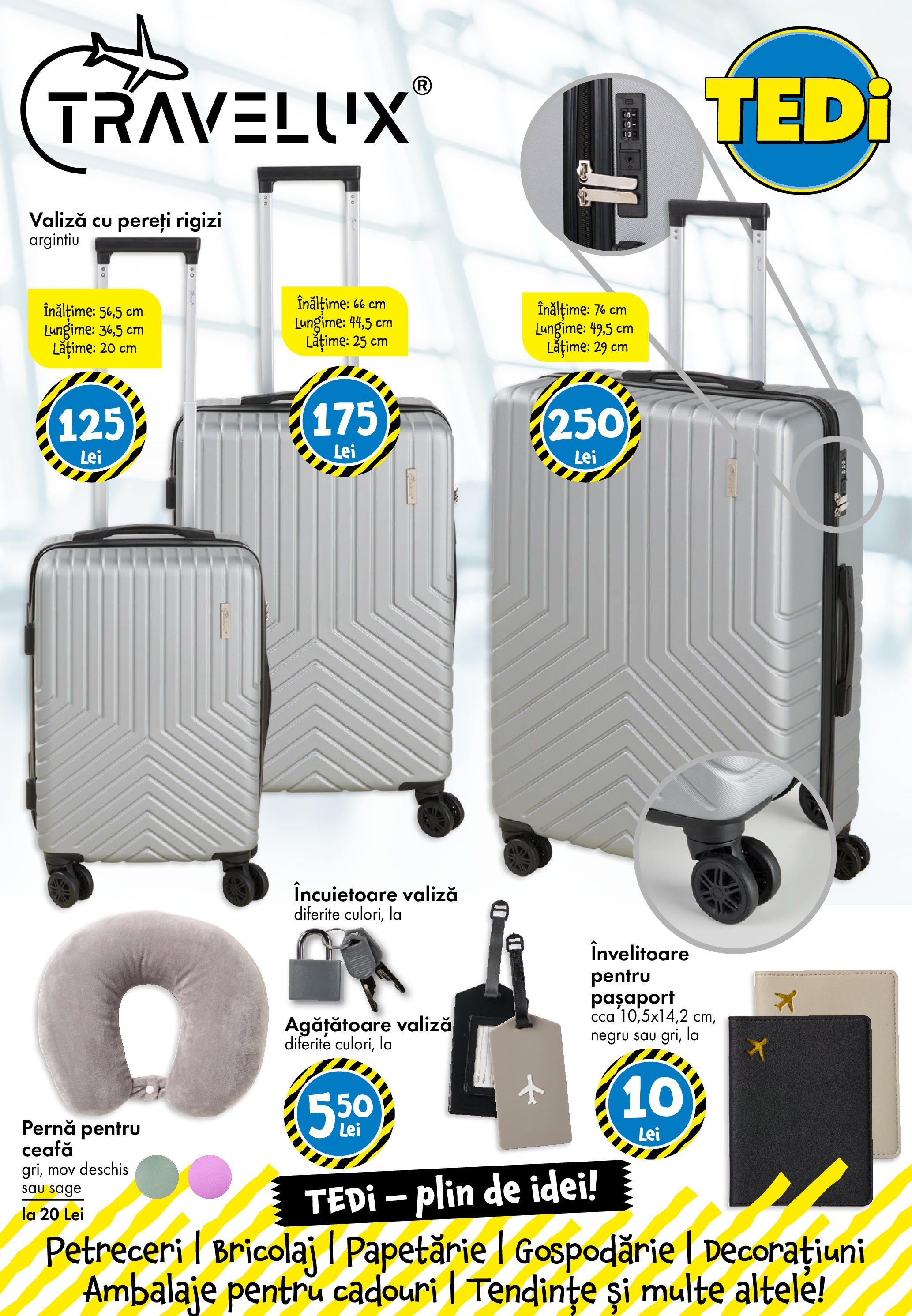 Catalog TEDi 4 - 12 Aprilie 2025 | Pagina 23 | Produse: Valiză, Pernă