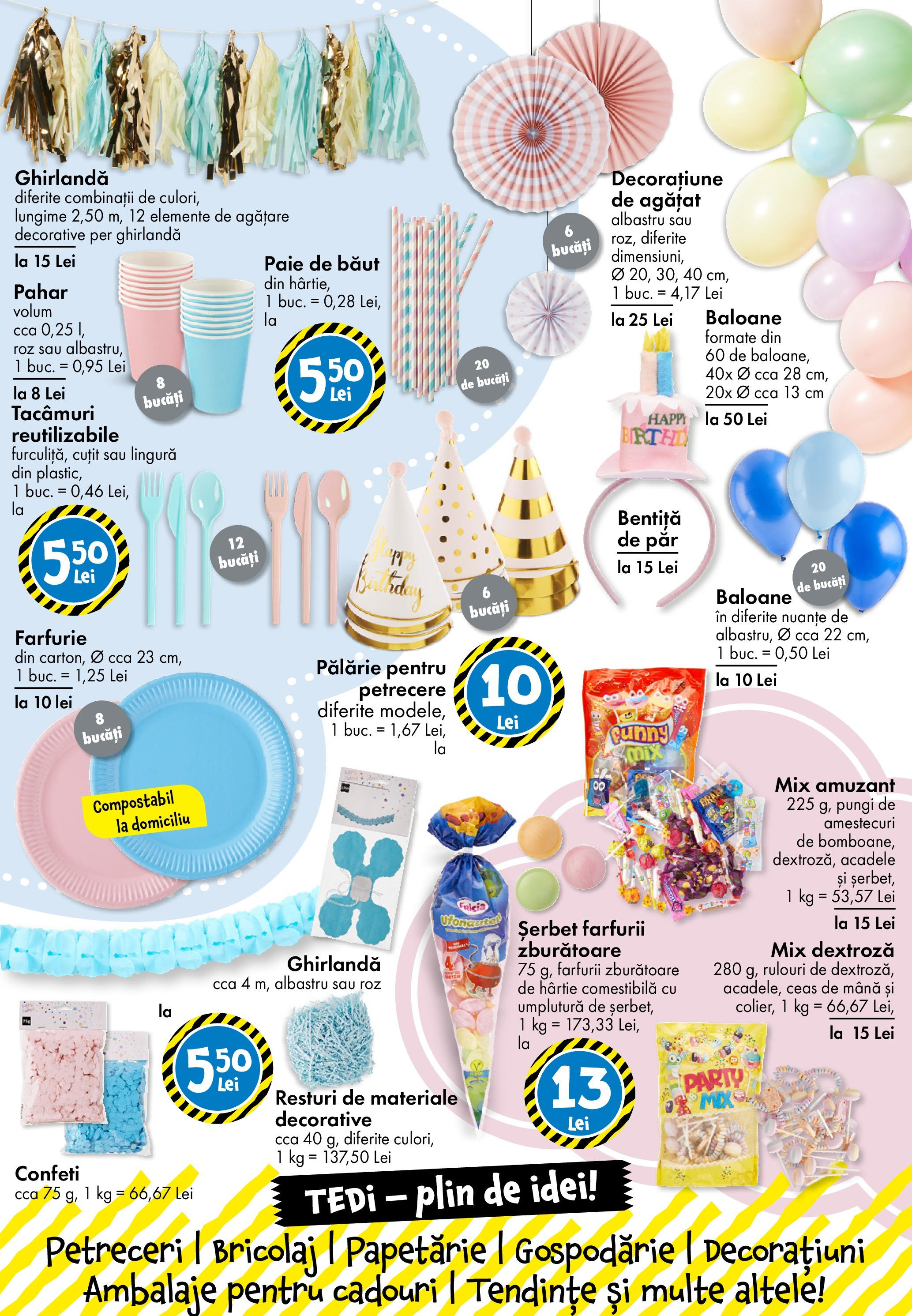 Catalog TEDi 4 - 12 Aprilie 2025 | Pagina 25 | Produse: Pălărie, Ceas, Cuțit, Acadele