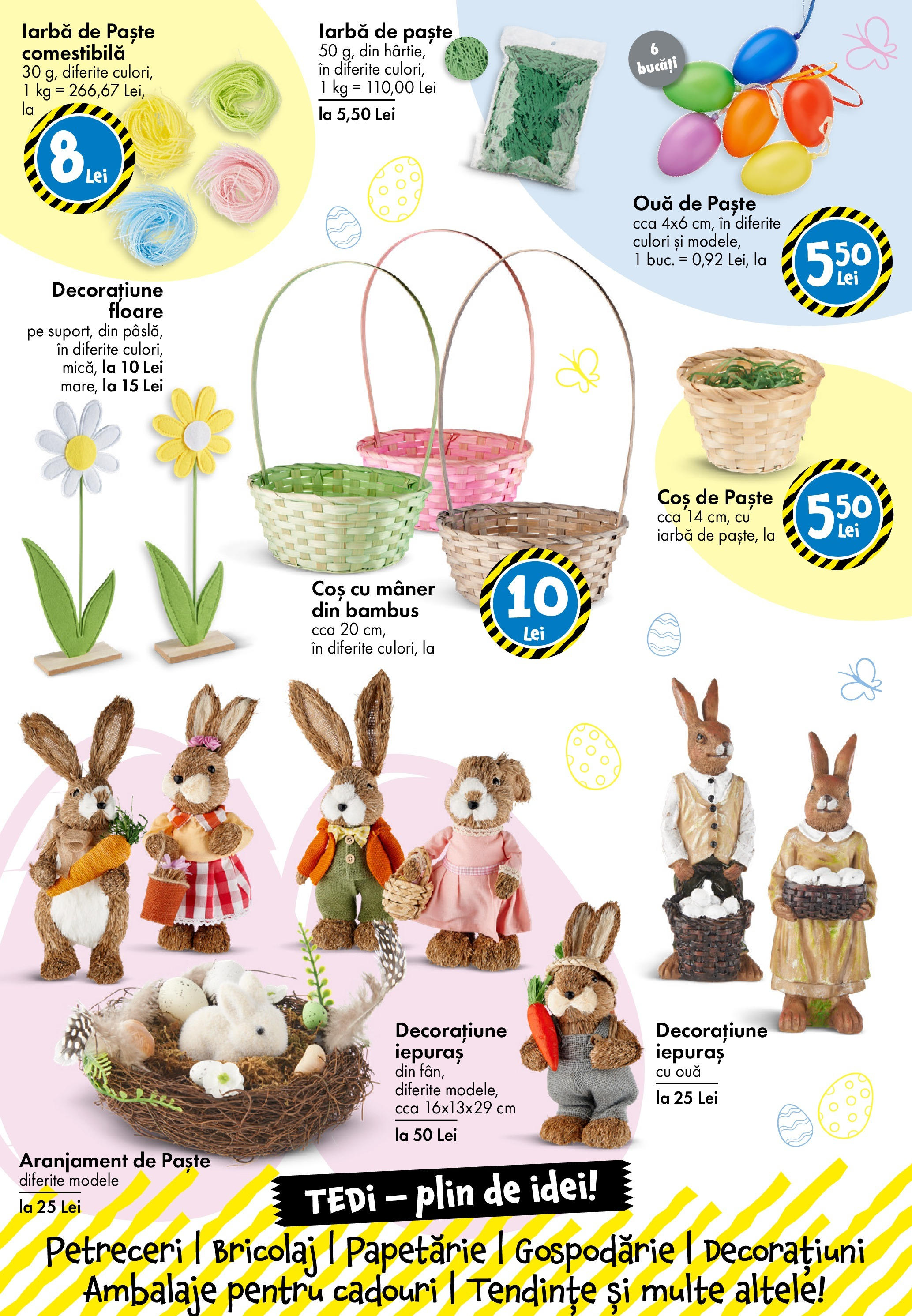 Catalog TEDi 4 - 12 Aprilie 2025 | Pagina 5 | Produse: Coș, Mâner, Ouă, Paste
