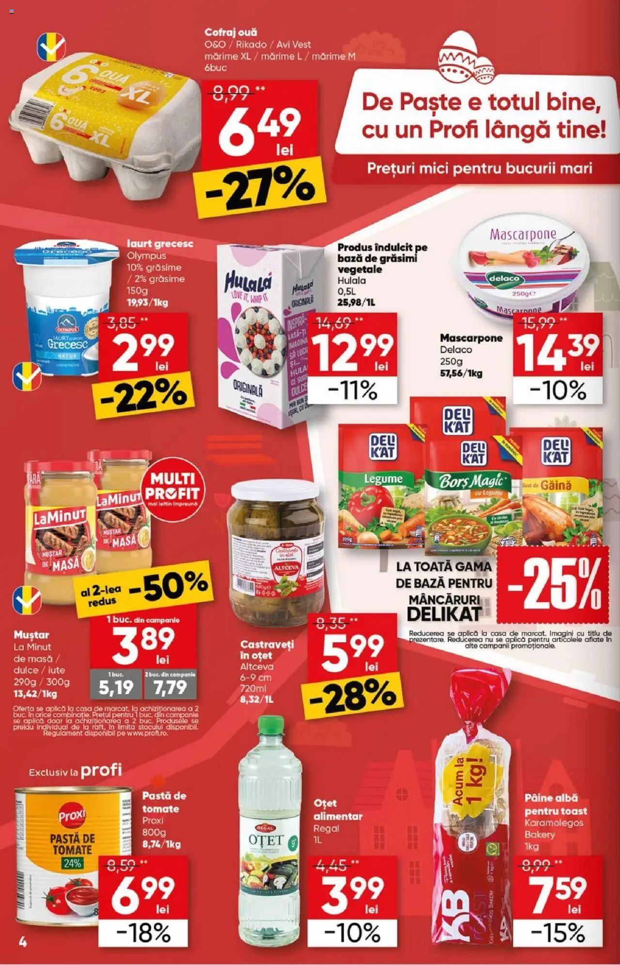 Catalog Profi 2 - 15 Aprilie 2025 | Pagina 4 | Produse: Mici, Borș, Muștar, Paste