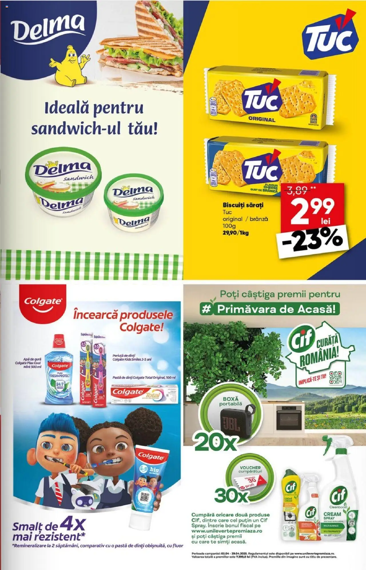 Catalog Profi 2 - 15 Aprilie 2025 | Pagina 13 | Produse: Brânză, Pastă de dinți, Apă de gură, Apă