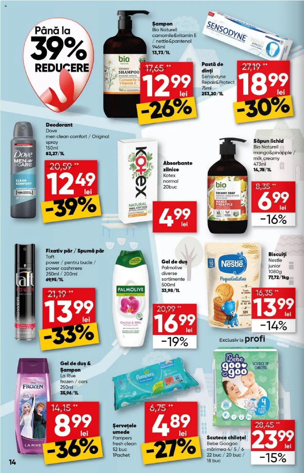 Catalog Profi 2 - 15 Aprilie 2025 | Pagina 14 | Produse: Pomelo, Șampon, Deodorant, Scutece