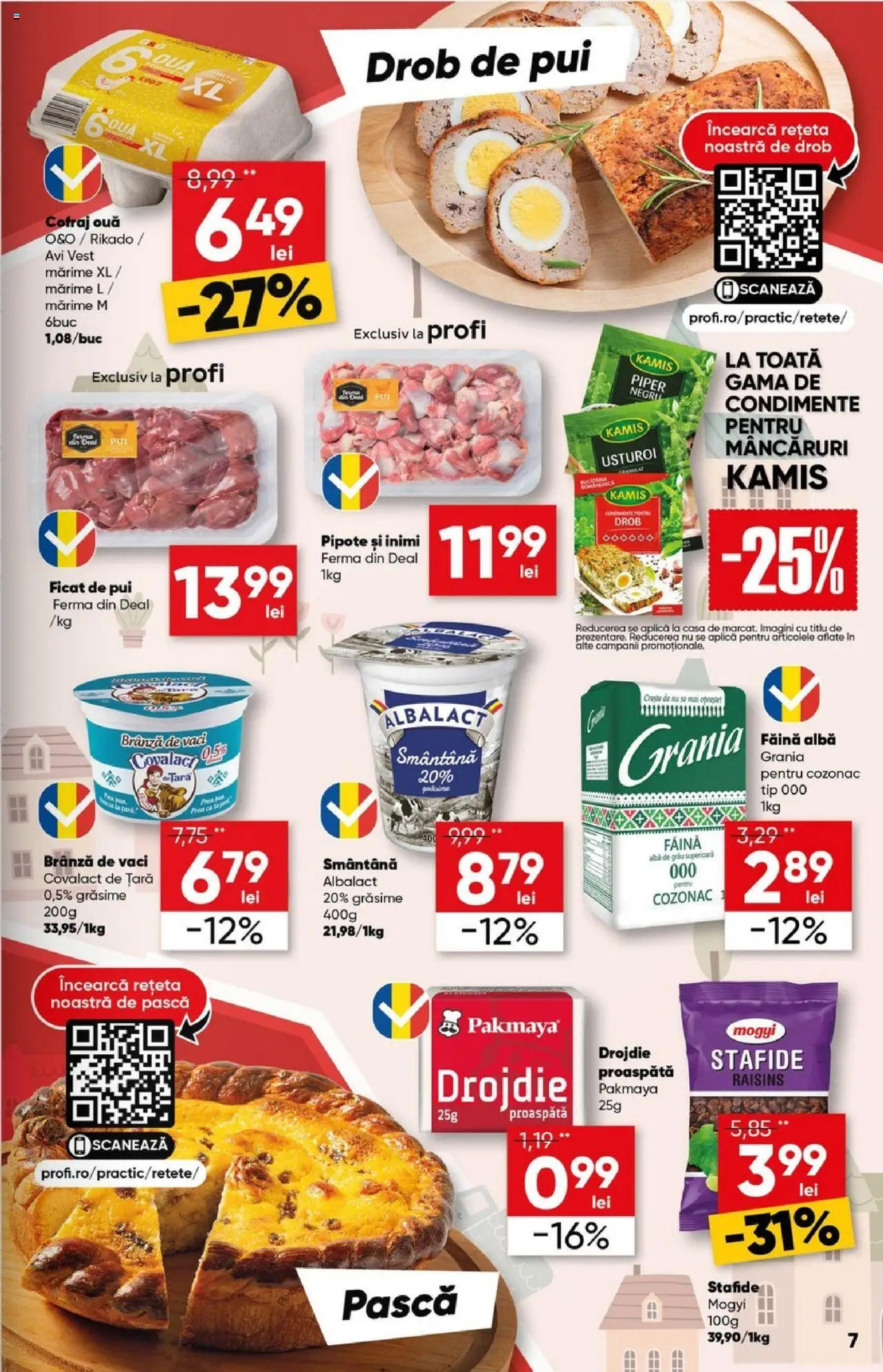 Catalog Profi 2 - 15 Aprilie 2025 | Pagina 7 | Produse: Brânză, Ouă, Stafide, Usturoi
