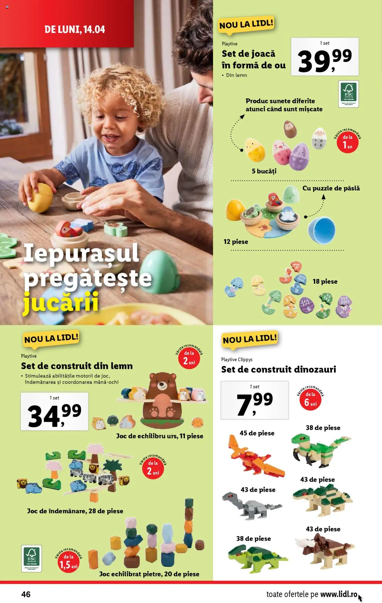 Catalog LIDL 14 - 19 Aprilie 2025 | Pagina 46 | Produse: Joc