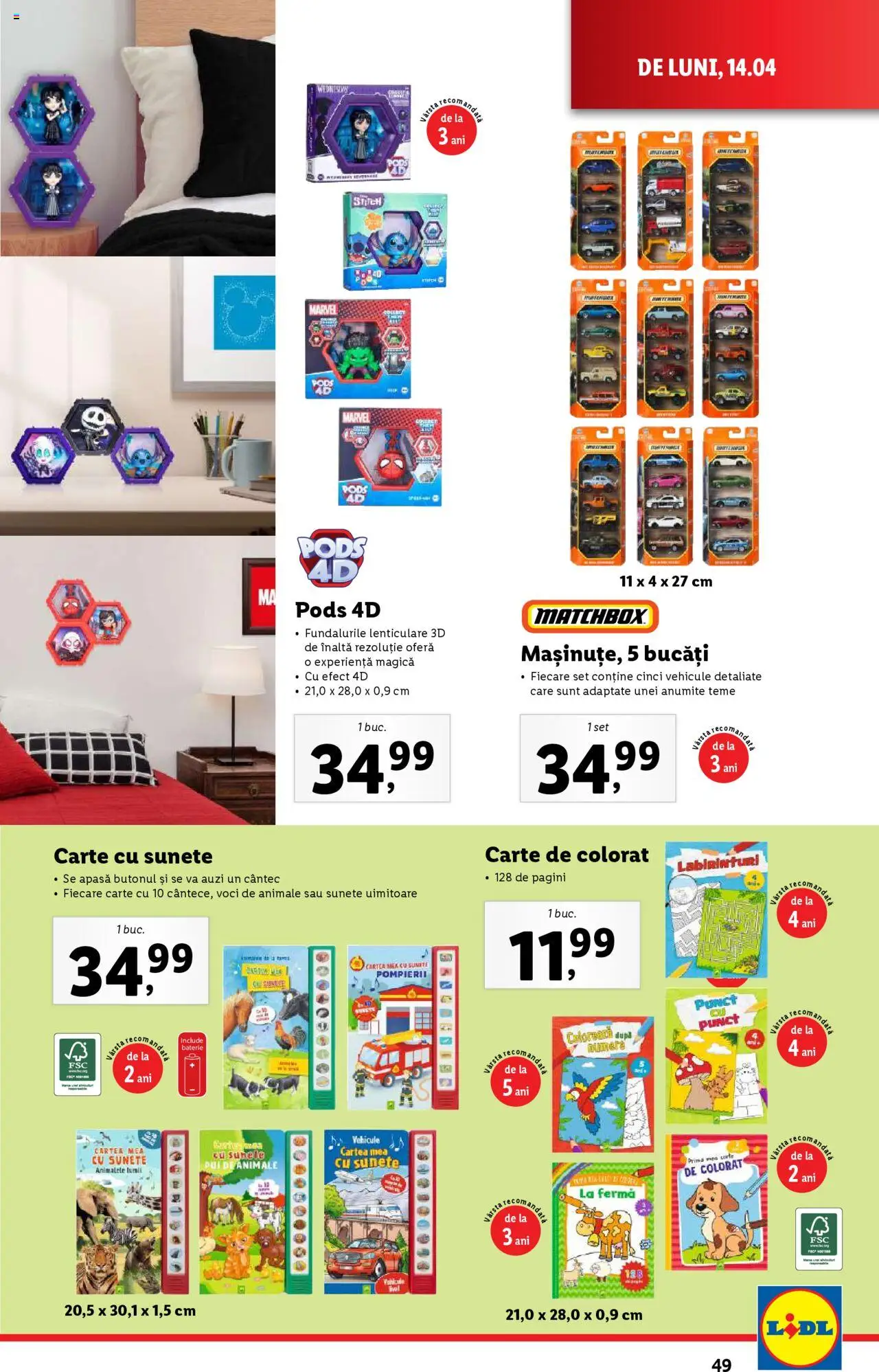 Catalog LIDL 14 - 19 Aprilie 2025 | Pagina 49 | Produse: Hacıyatmaz Kedi Oyuncağı, Baterie
