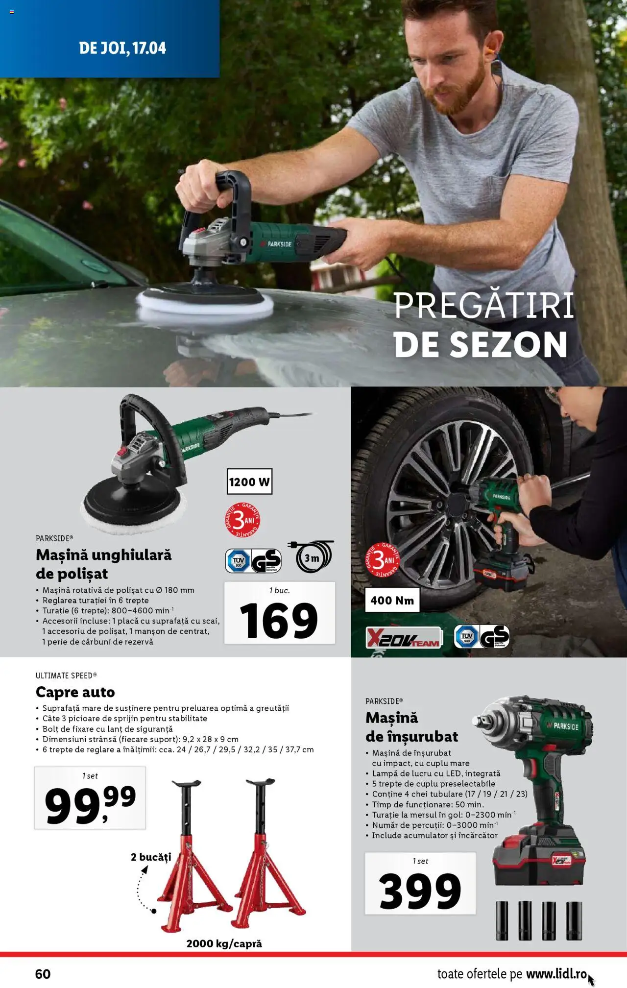 Catalog LIDL 14 - 19 Aprilie 2025 | Pagina 60 | Produse: Încărcător, Lampă, Perie