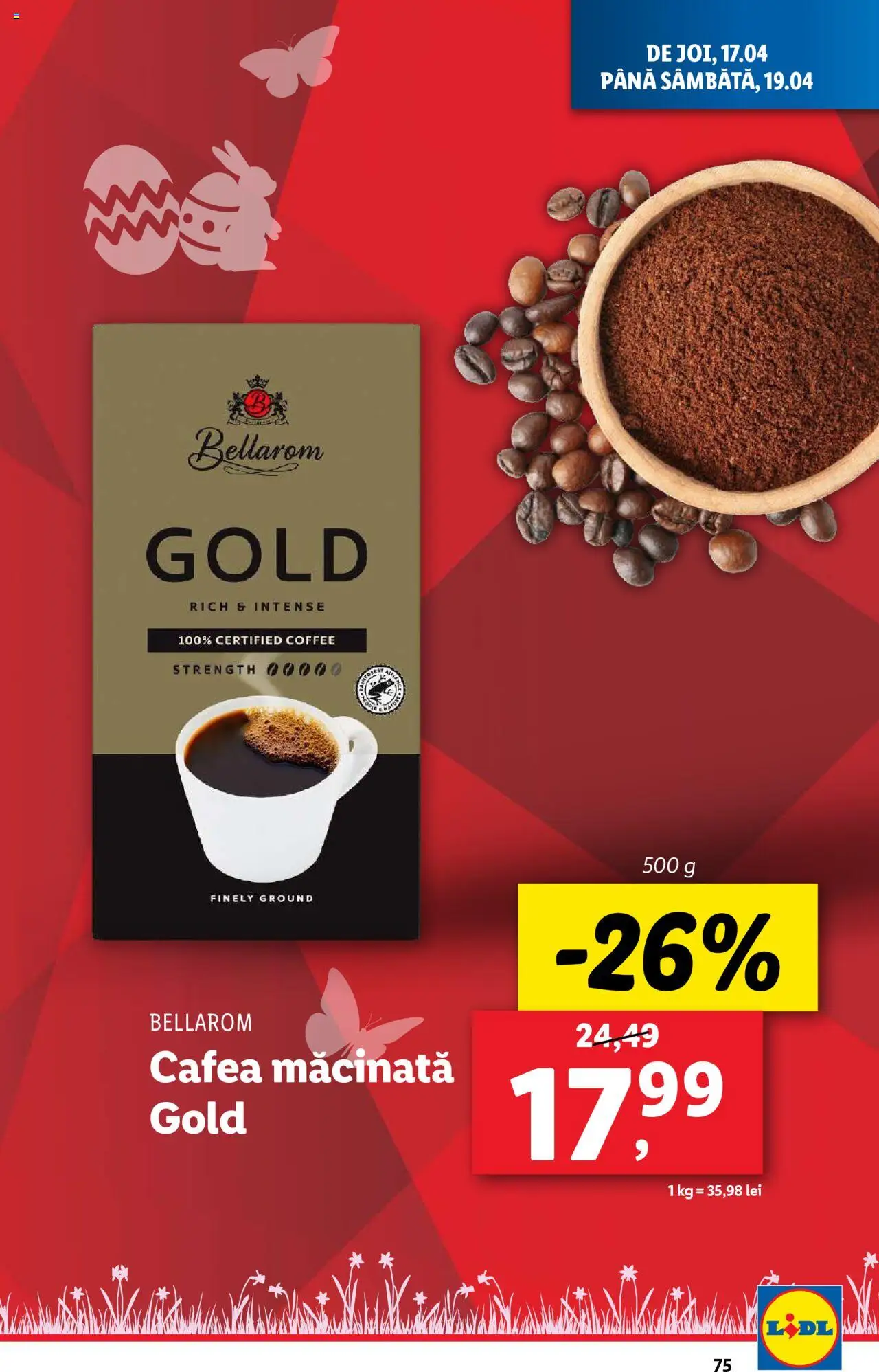 Catalog LIDL 14 - 19 Aprilie 2025 | Pagina 75 | Produse: Cafea