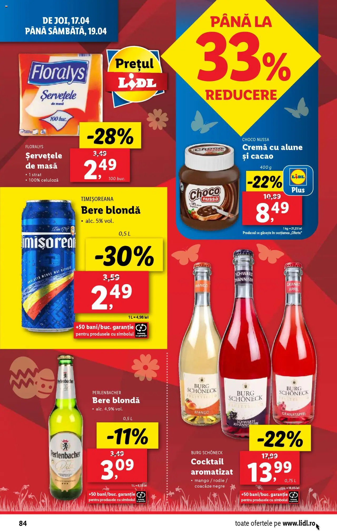 Catalog LIDL 14 - 19 Aprilie 2025 | Pagina 84 | Produse: Masă, Alune, Cremă, Mango