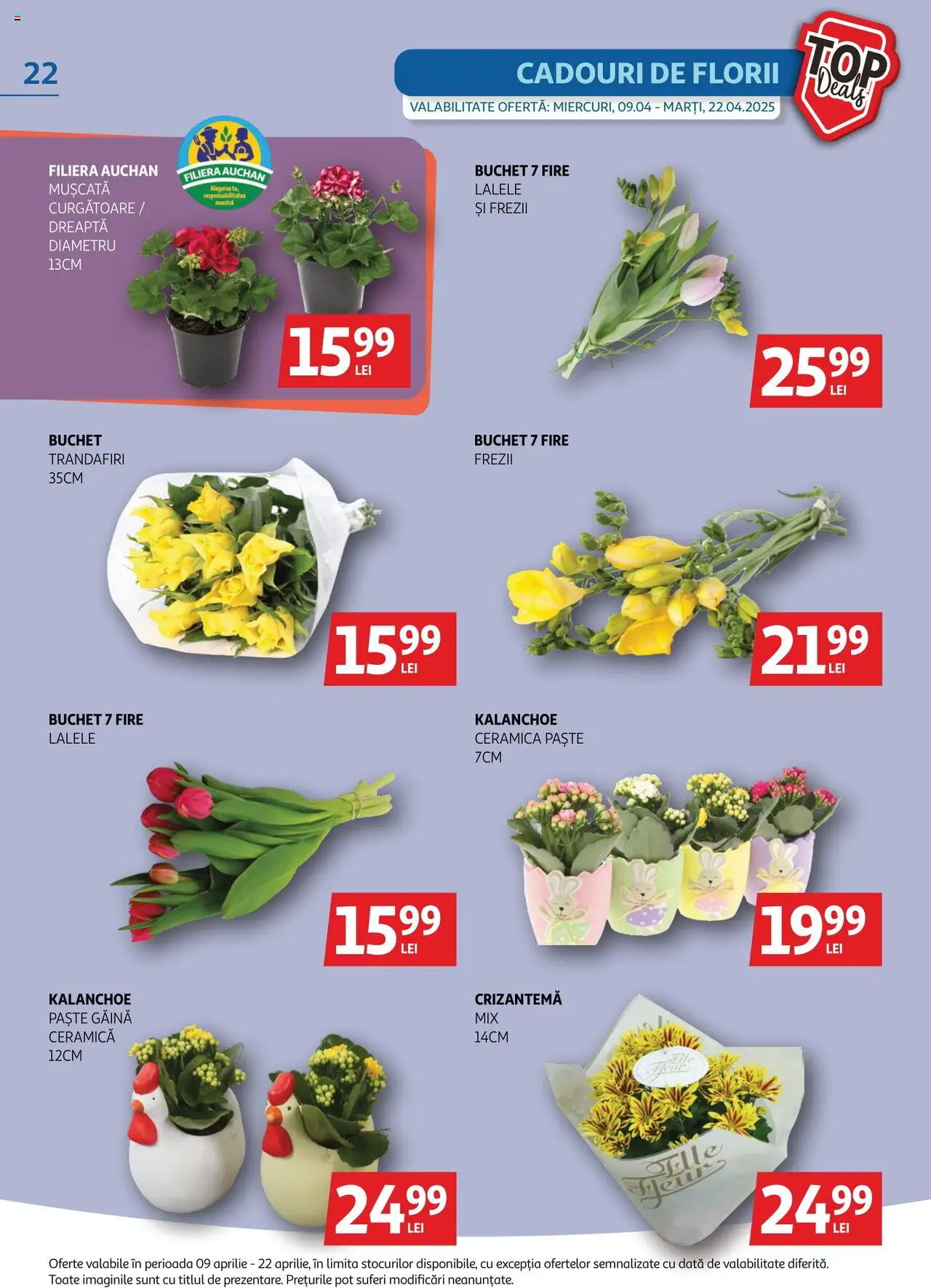 Catalog Auchan 9 - 22 Aprilie 2025 | Pagina 22 | Produse: Paste