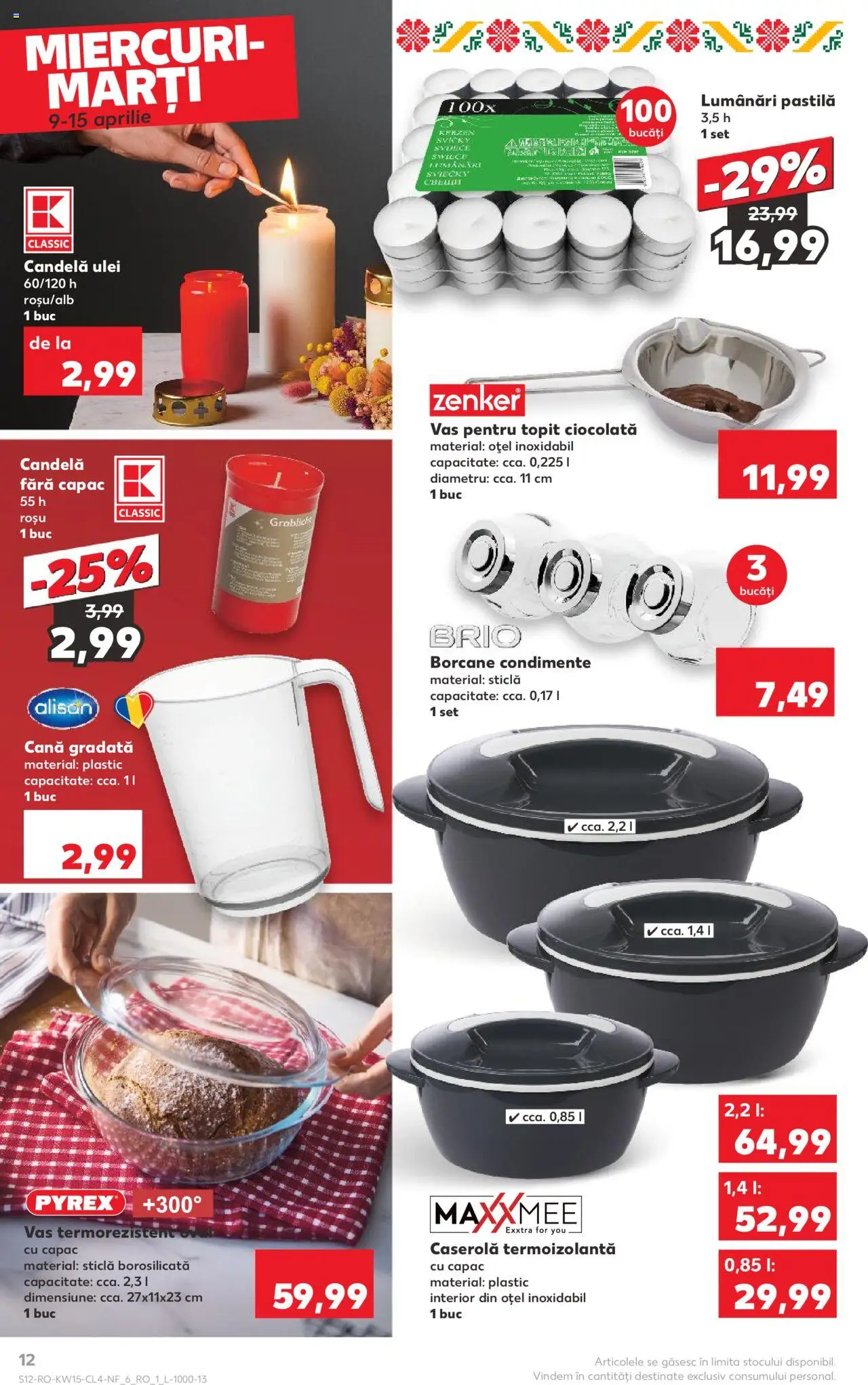 Catalog Kaufland 9 - 15 Aprilie 2025 | Pagina 12 | Produse: Ulei, Ciocolată, Condimente