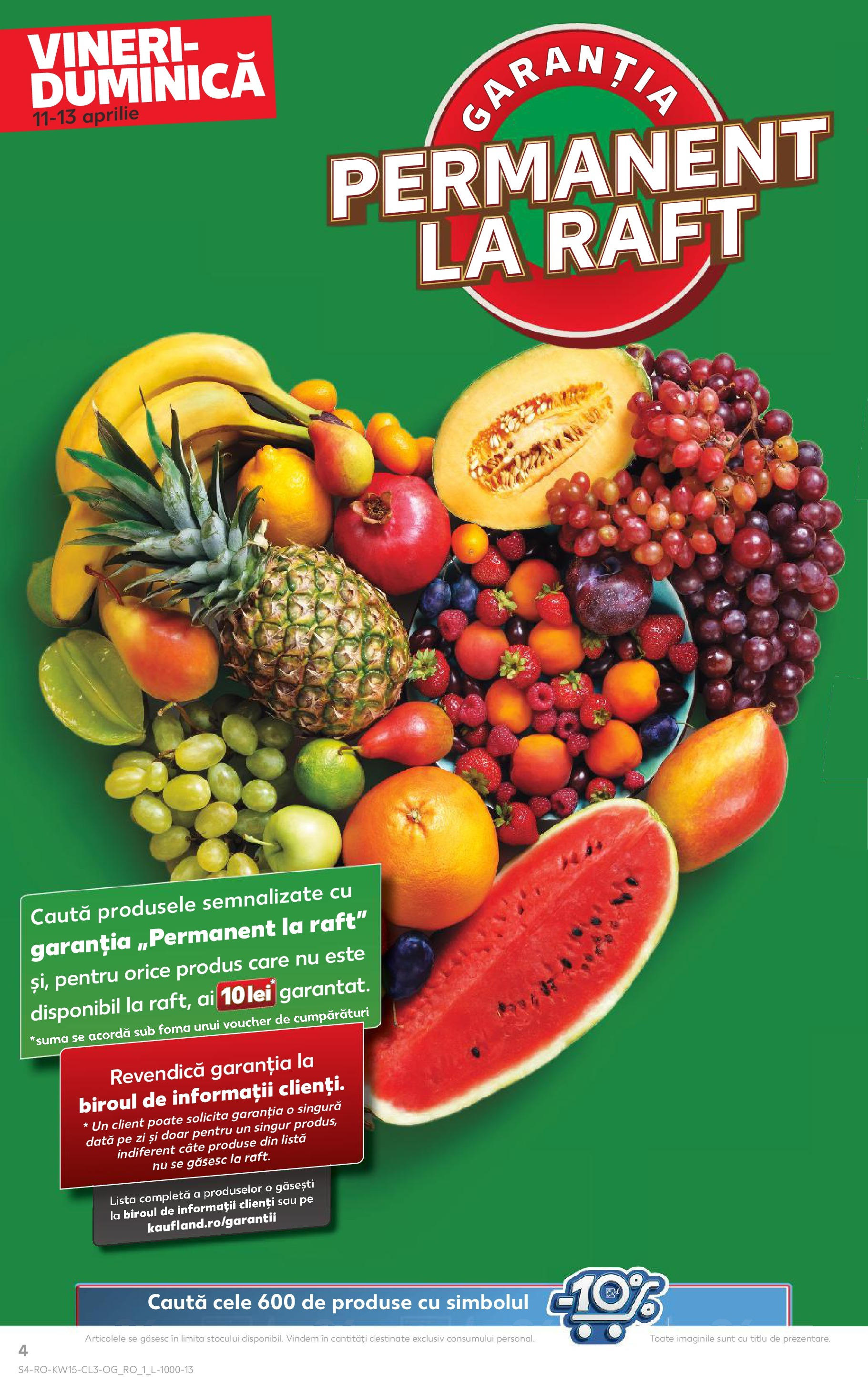 Catalog Kaufland 11 - 13 Aprilie 2025 | Pagina 4 | Produse: Raft