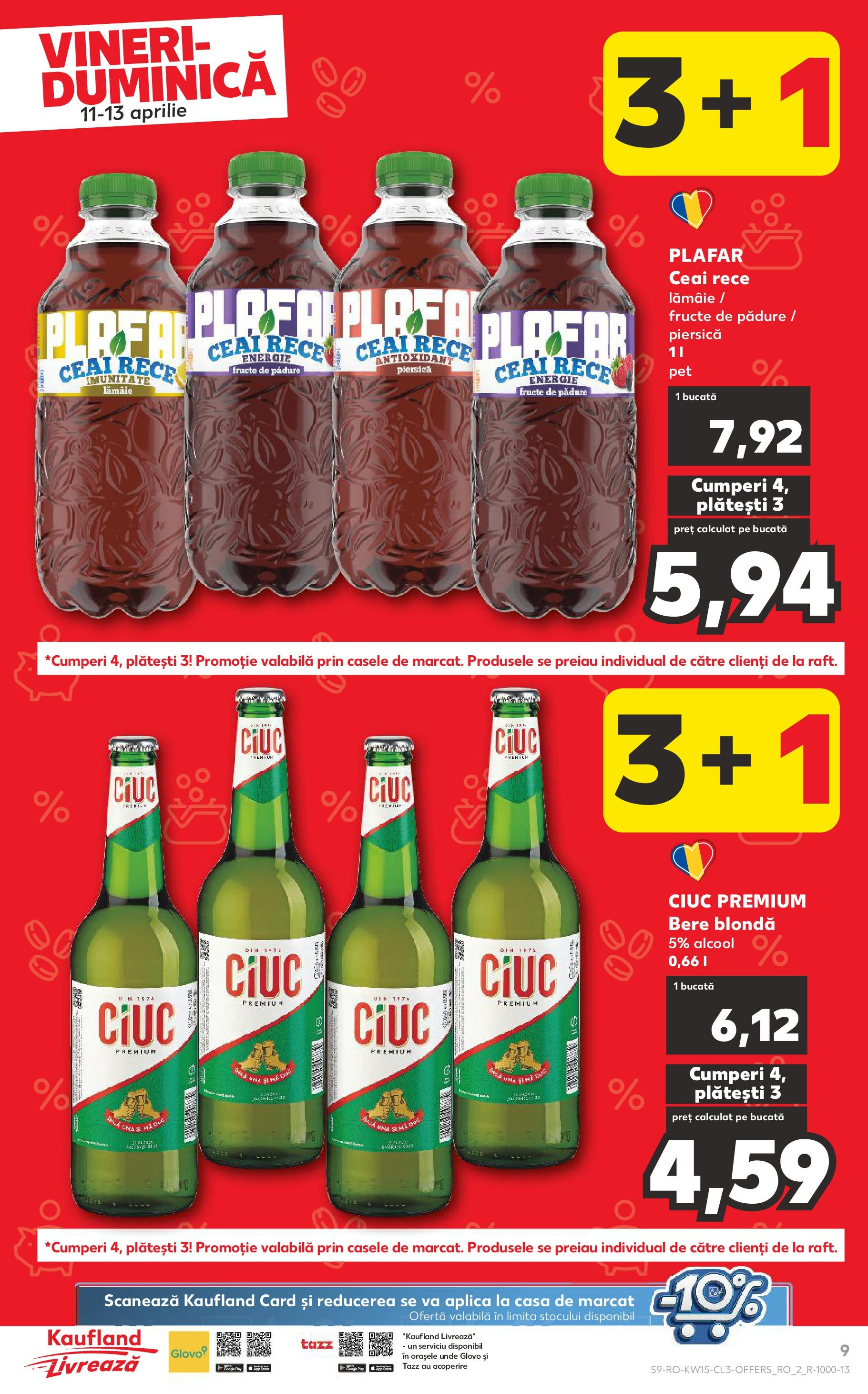 Catalog Kaufland 11 - 13 Aprilie 2025 | Pagina 9 | Produse: Piersică, Bere, Fructe, Lămâie