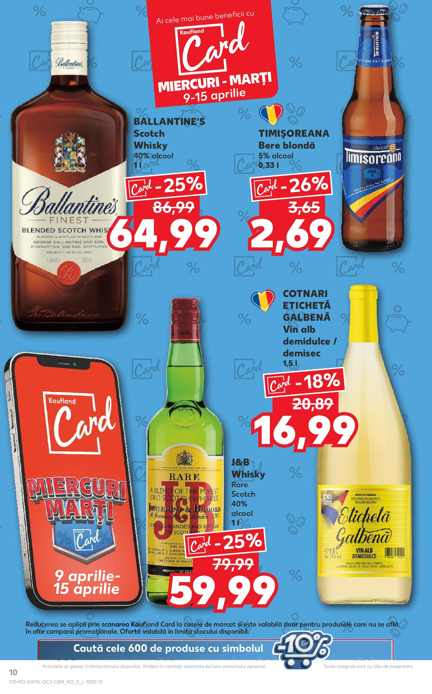 Catalog Kaufland 9 - 15 Aprilie 2025 | Pagina 10 | Produse: Vin, Bere