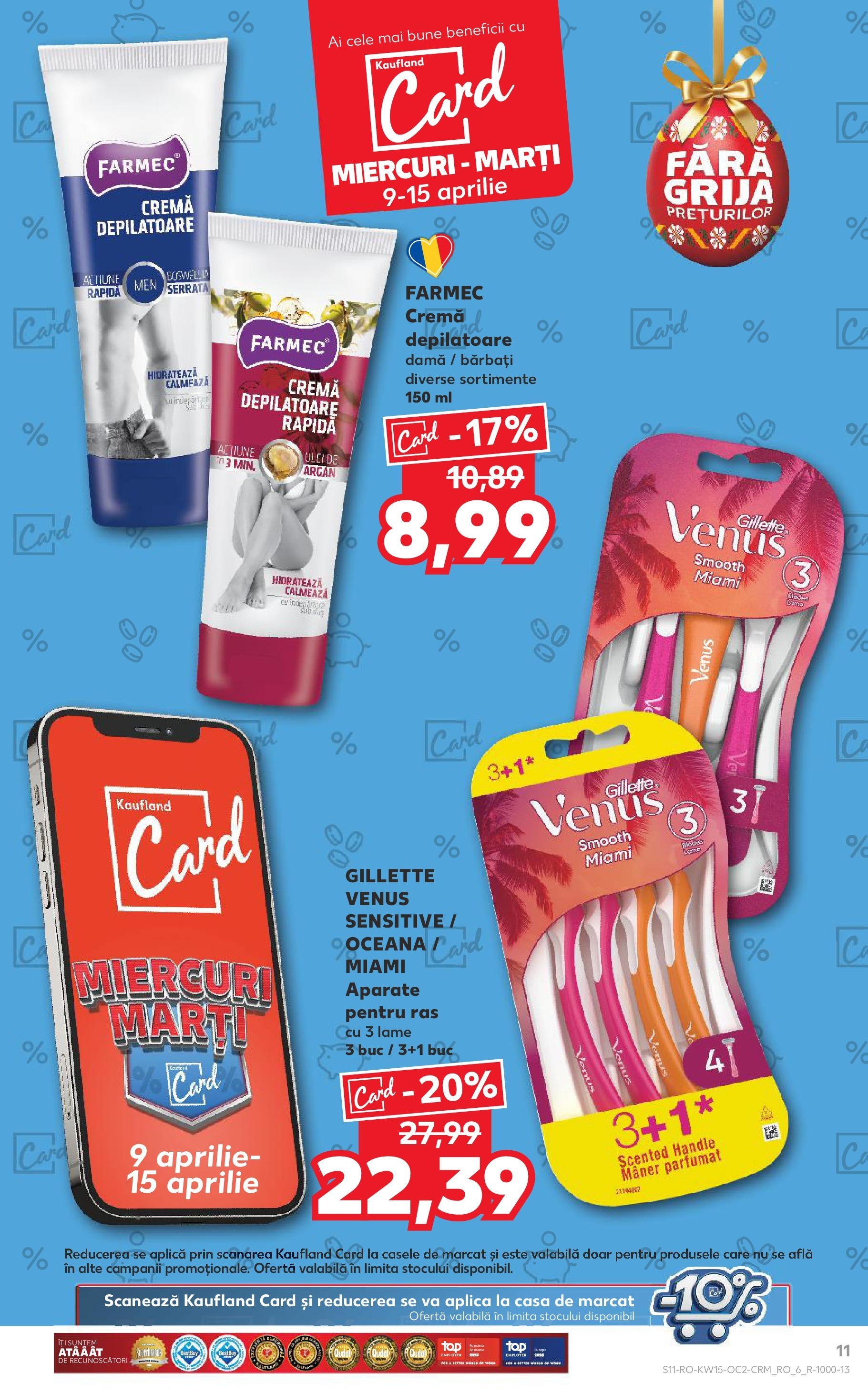 Catalog Kaufland 9 - 15 Aprilie 2025 | Pagina 11 | Produse: Mâner, Cremă, Ulei, Cremă depilatoare