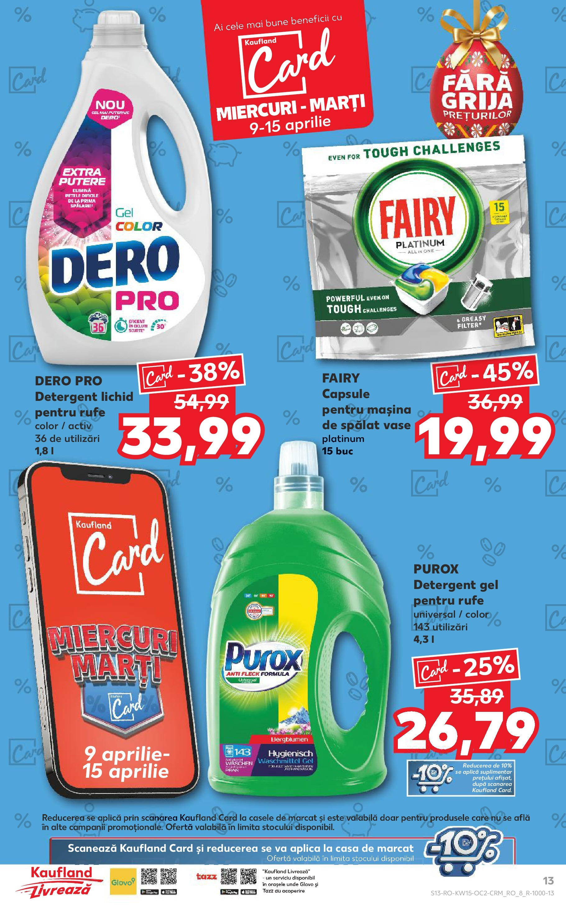 Catalog Kaufland 9 - 15 Aprilie 2025 | Pagina 13 | Produse: Detergent