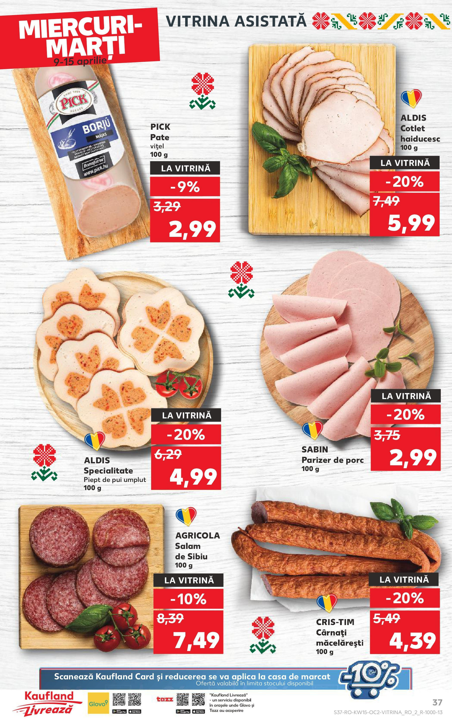 Catalog Kaufland 9 - 15 Aprilie 2025 | Pagina 37 | Produse: Lait de coco, Vitrină, Salam, Cârnați