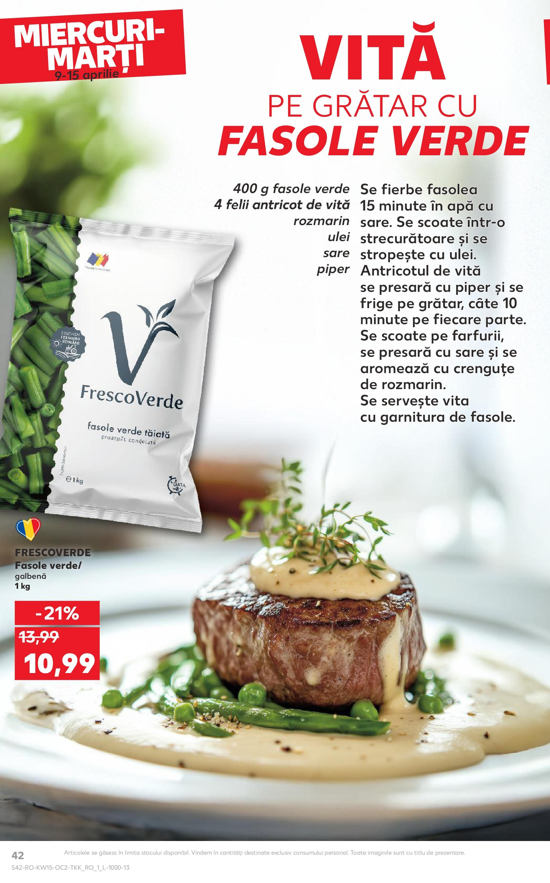 Catalog Kaufland 9 - 15 Aprilie 2025 | Pagina 42 | Produse: Grătar, Yağ sökücü, Fasole verde, Apă