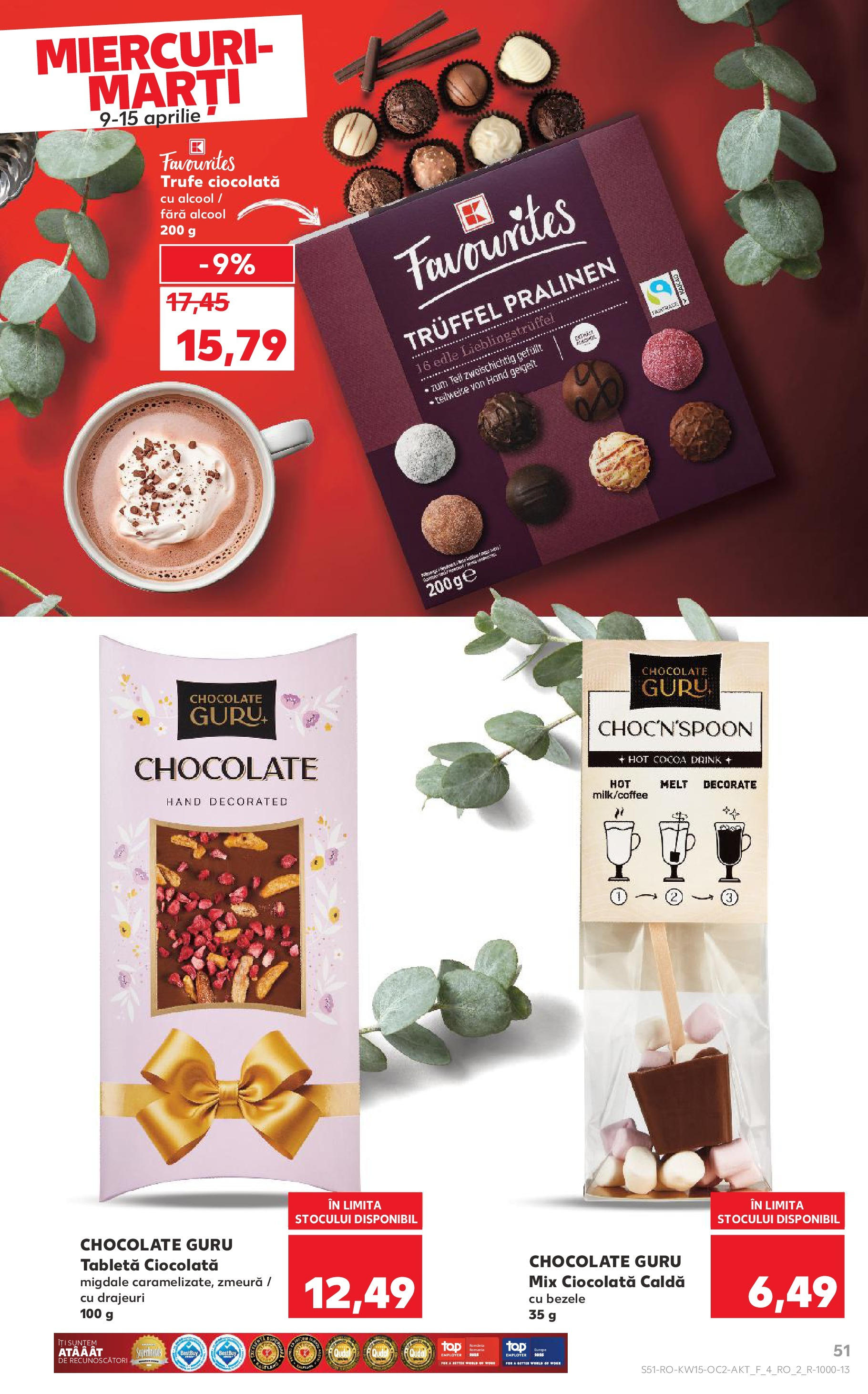 Catalog Kaufland 9 - 15 Aprilie 2025 | Pagina 51 | Produse: Zmeură, Tabletă, Migdale, Ciocolată