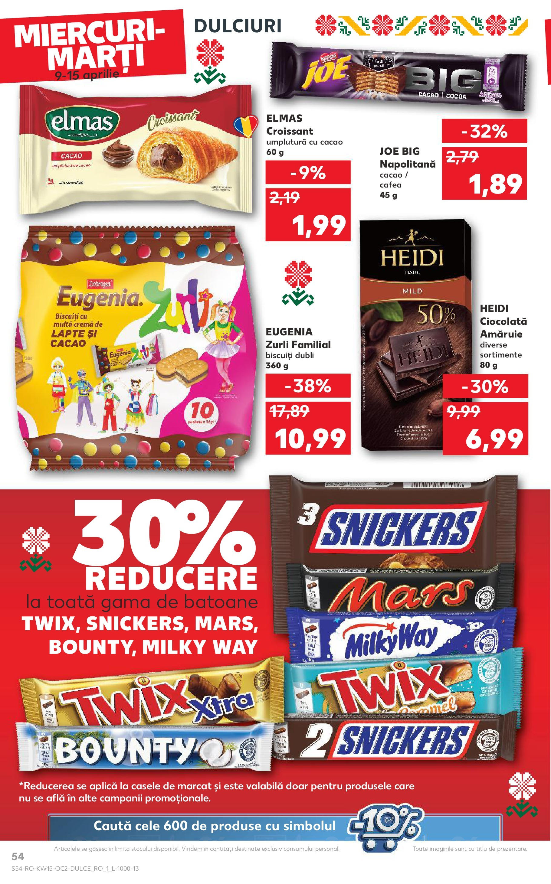 Catalog Kaufland 9 - 15 Aprilie 2025 | Pagina 54 | Produse: Cremă, Cafea, Ciocolată, Biscuiți
