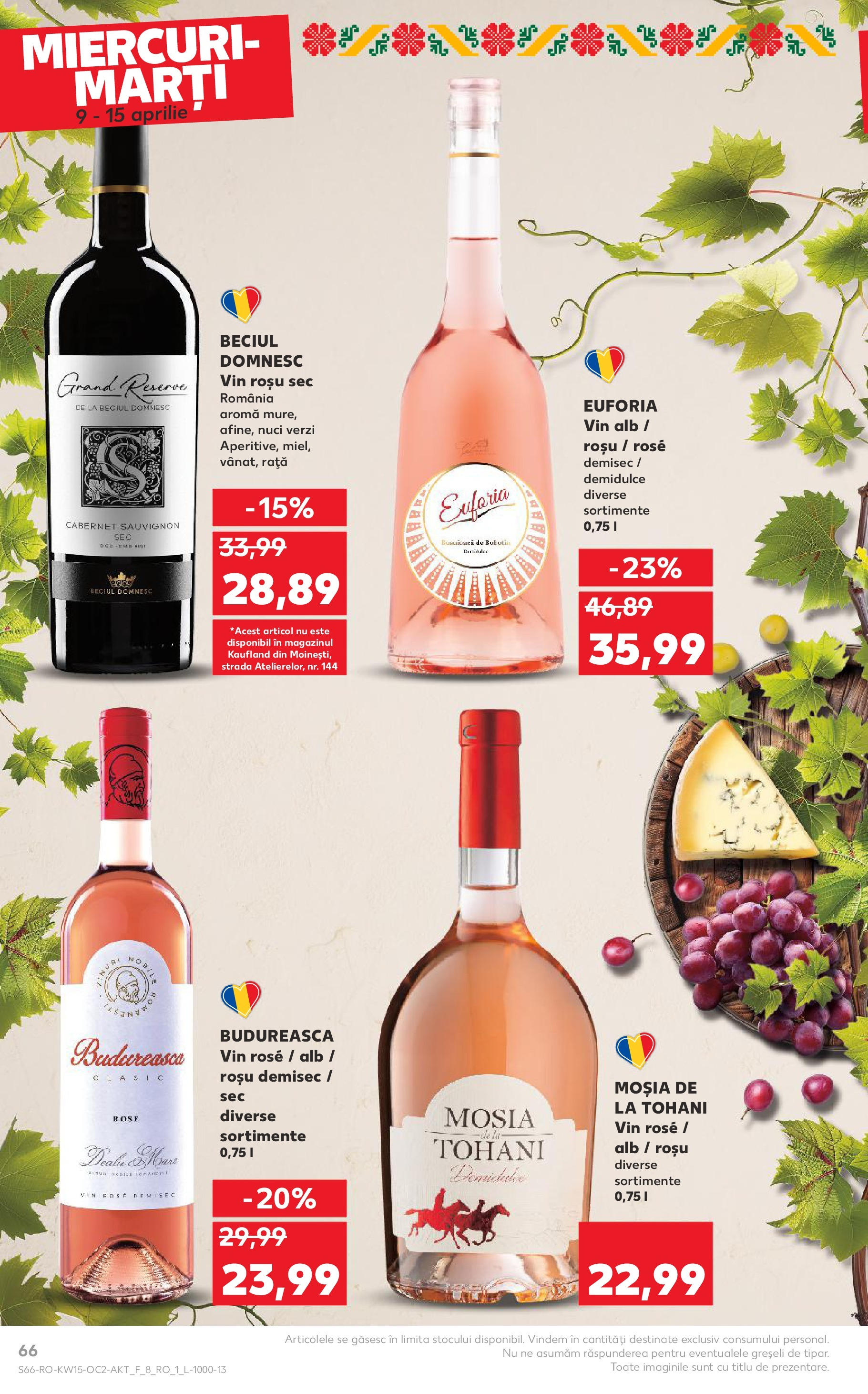 Catalog Kaufland 9 - 15 Aprilie 2025 | Pagina 66 | Produse: Rață, Vin, Nuci