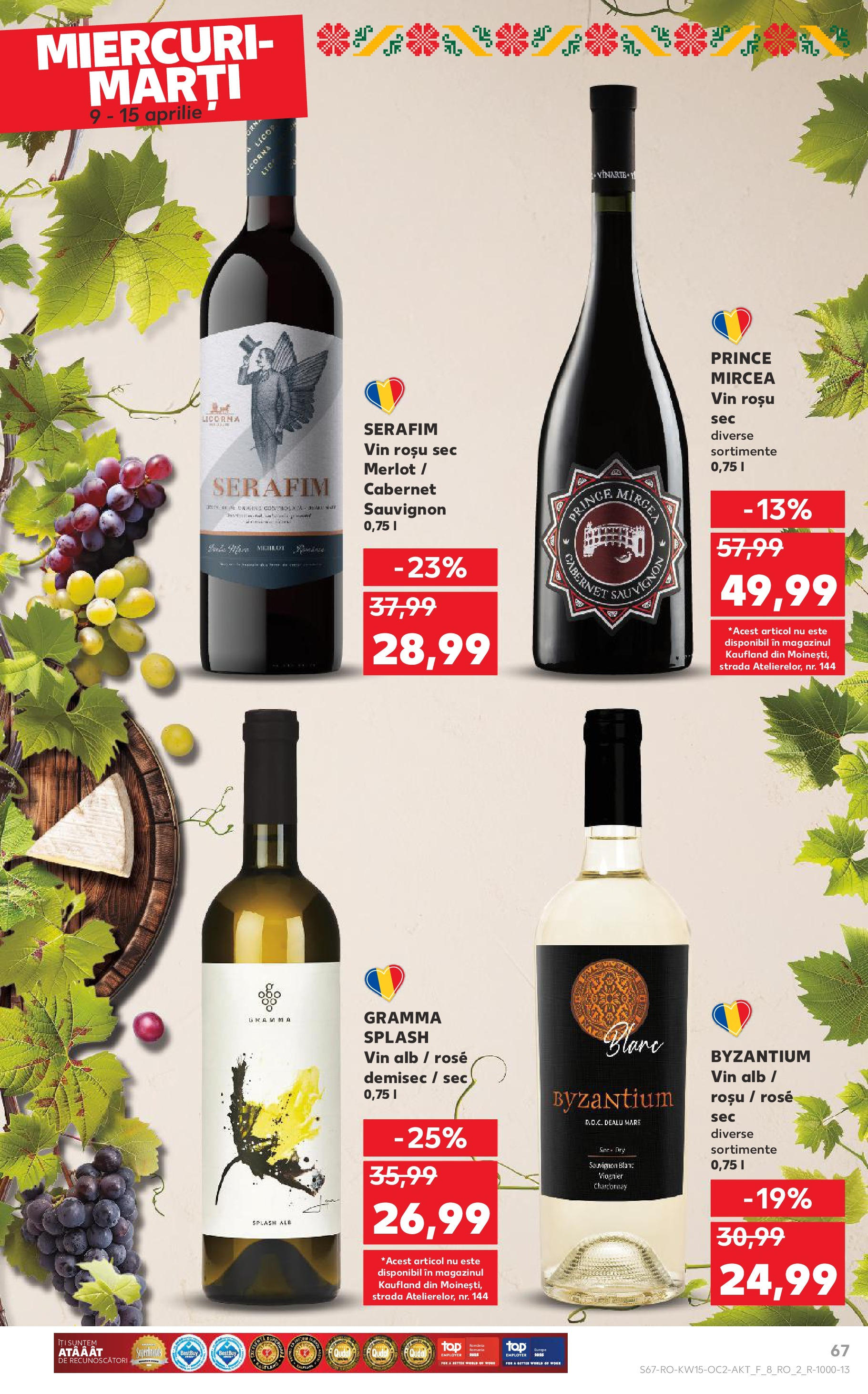 Catalog Kaufland 9 - 15 Aprilie 2025 | Pagina 67 | Produse: Vin