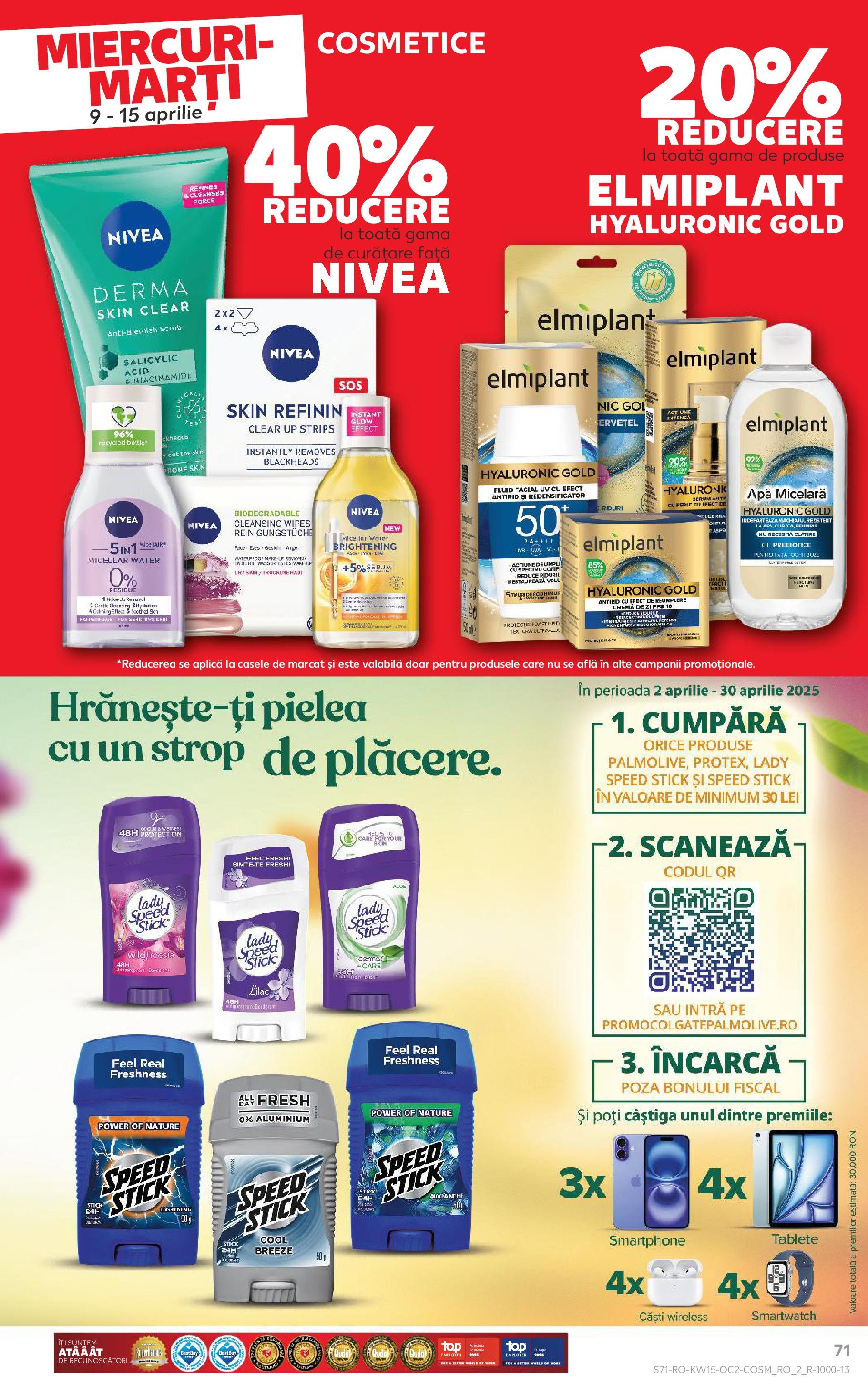 Catalog Kaufland 9 - 15 Aprilie 2025 | Pagina 71 | Produse: Smartphone, Căști, Scrub, Cremă
