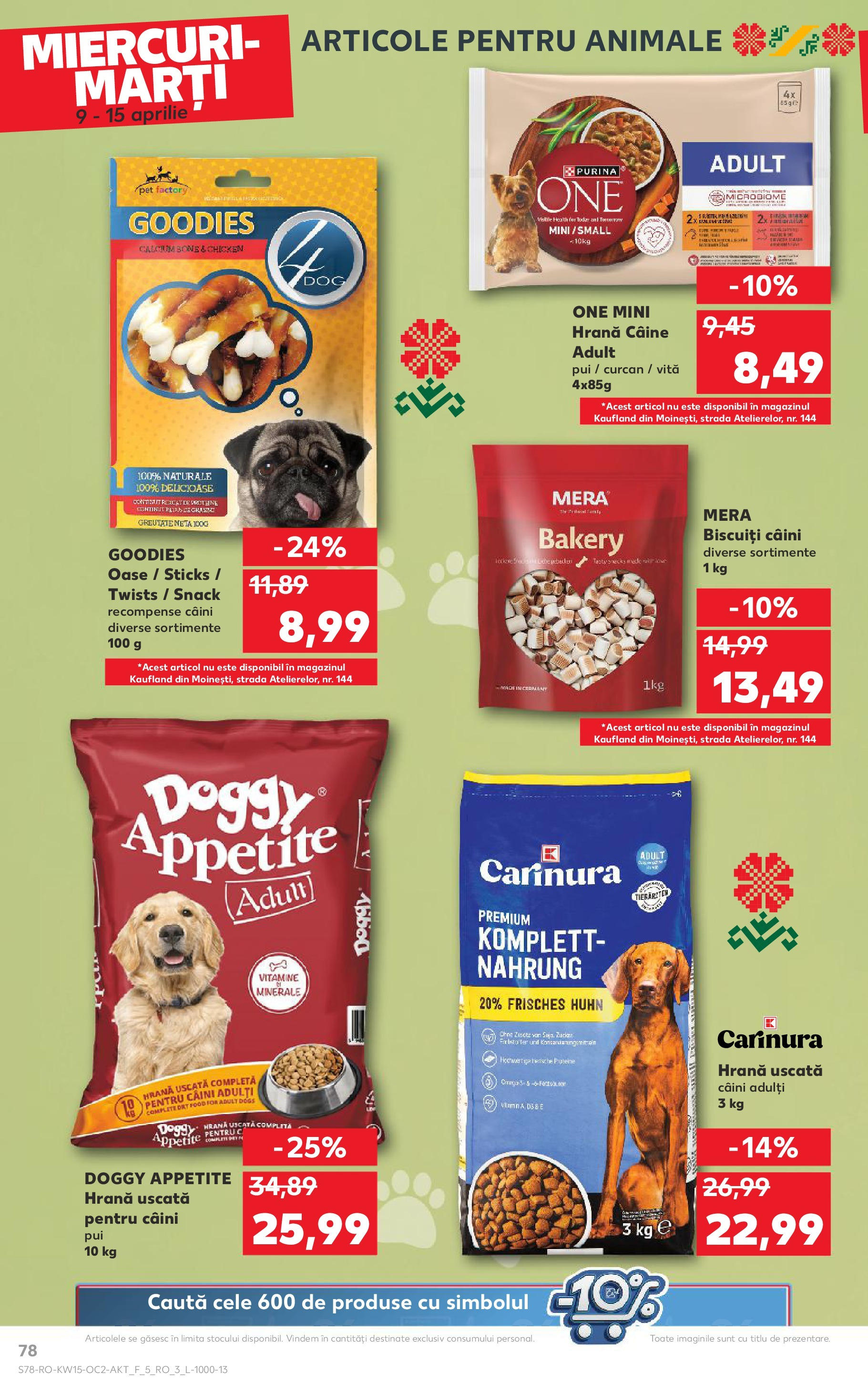 Catalog Kaufland 9 - 15 Aprilie 2025 | Pagina 78 | Produse: Hacıyatmaz Kedi Oyuncağı, Biscuiți