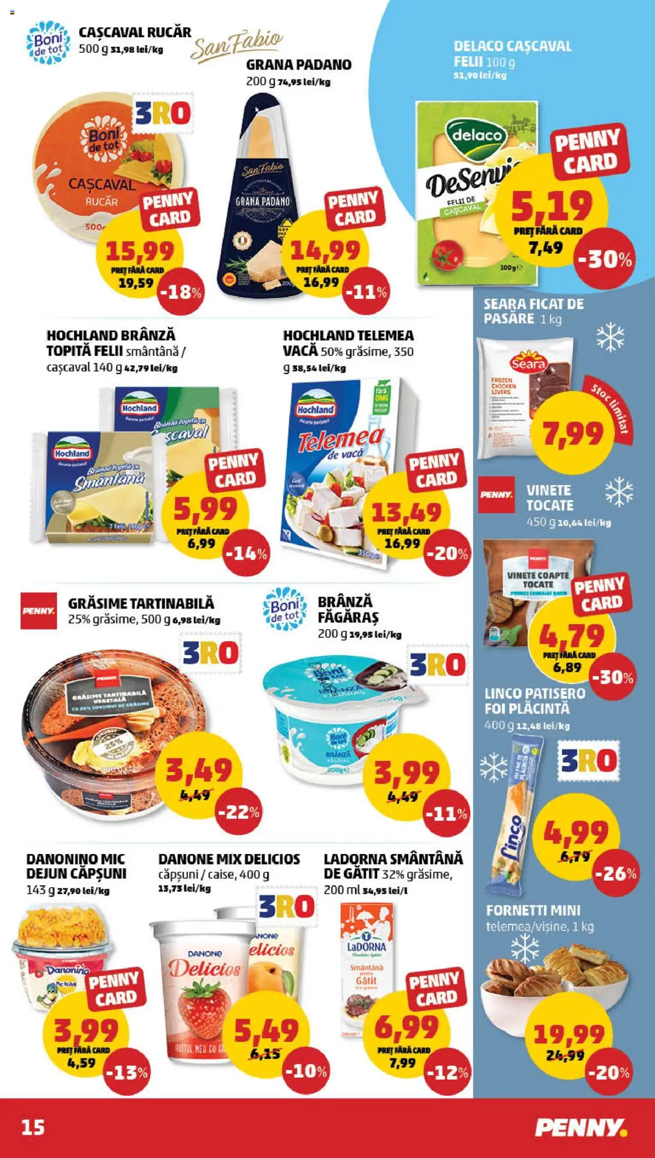 Catalog PENNY Market 9 - 15 Aprilie 2025 | Pagina 15 | Produse: Light Kedi Konservesi, Cașcaval, Plăcintă, Brânză