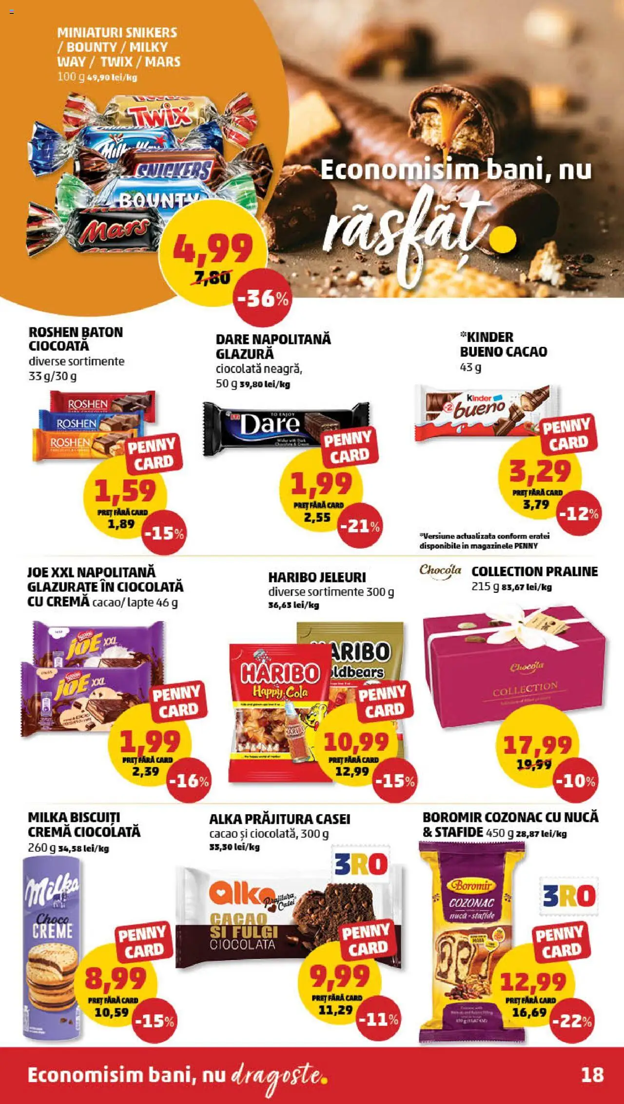 Catalog PENNY Market 9 - 15 Aprilie 2025 | Pagina 18 | Produse: Prăjitură, Praline, Lapte, Jeleuri