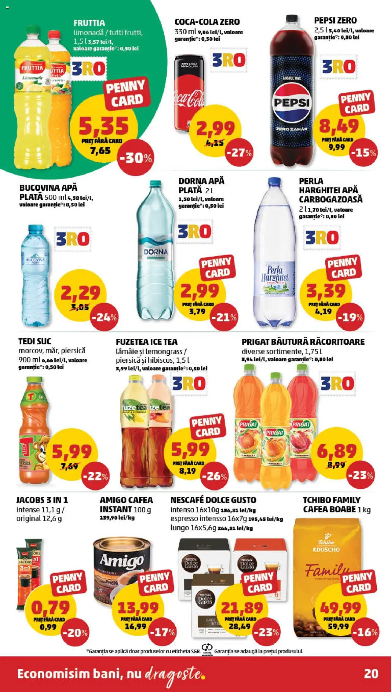 Catalog PENNY Market 9 - 15 Aprilie 2025 | Pagina 20 | Produse: Sıcak su torbası, Köpek çiti, Cafea, Ice tea