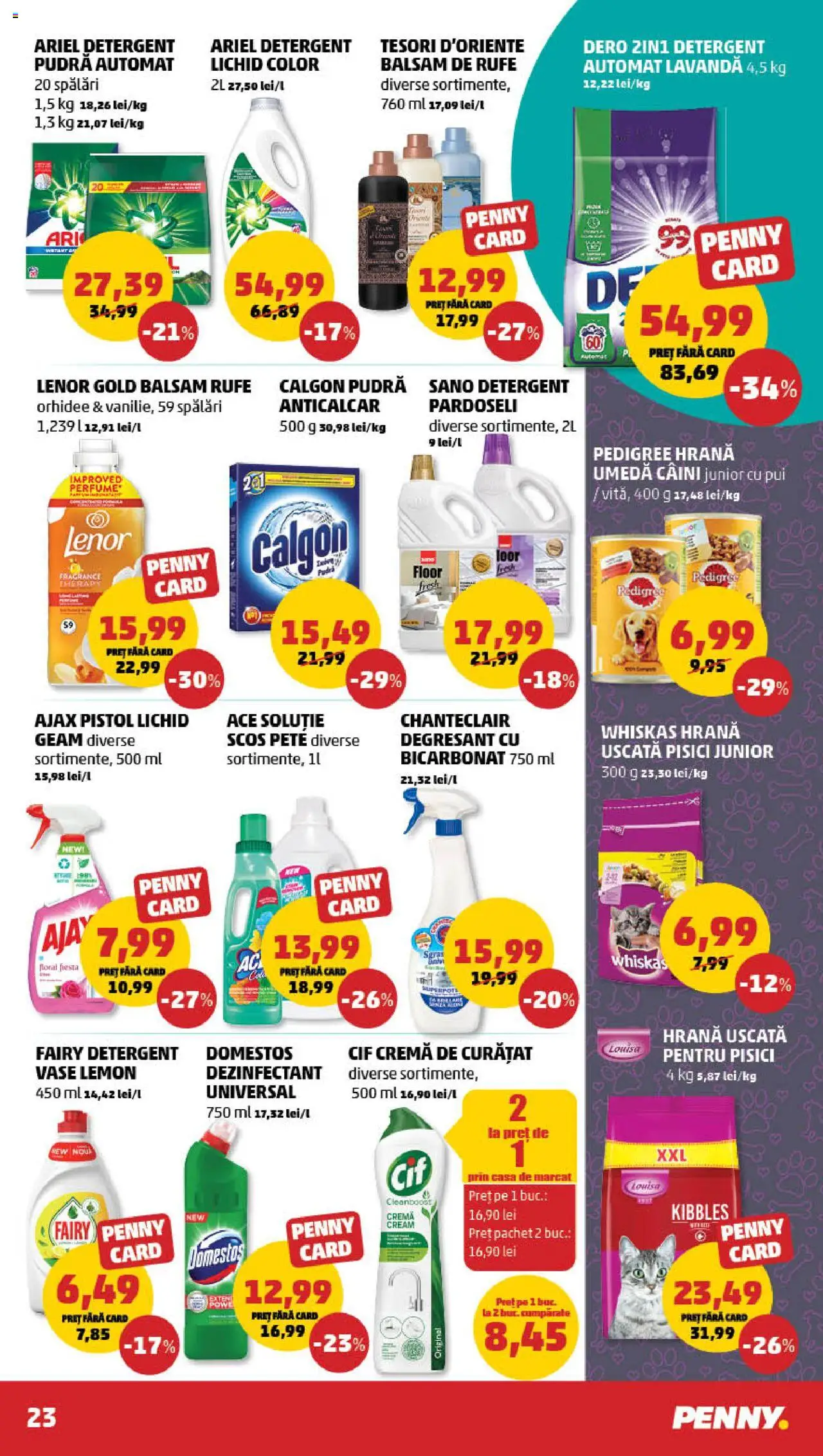 Catalog PENNY Market 9 - 15 Aprilie 2025 | Pagina 23 | Produse: Hacıyatmaz Kedi Oyuncağı, Pudră, Balsam, Balsam de rufe