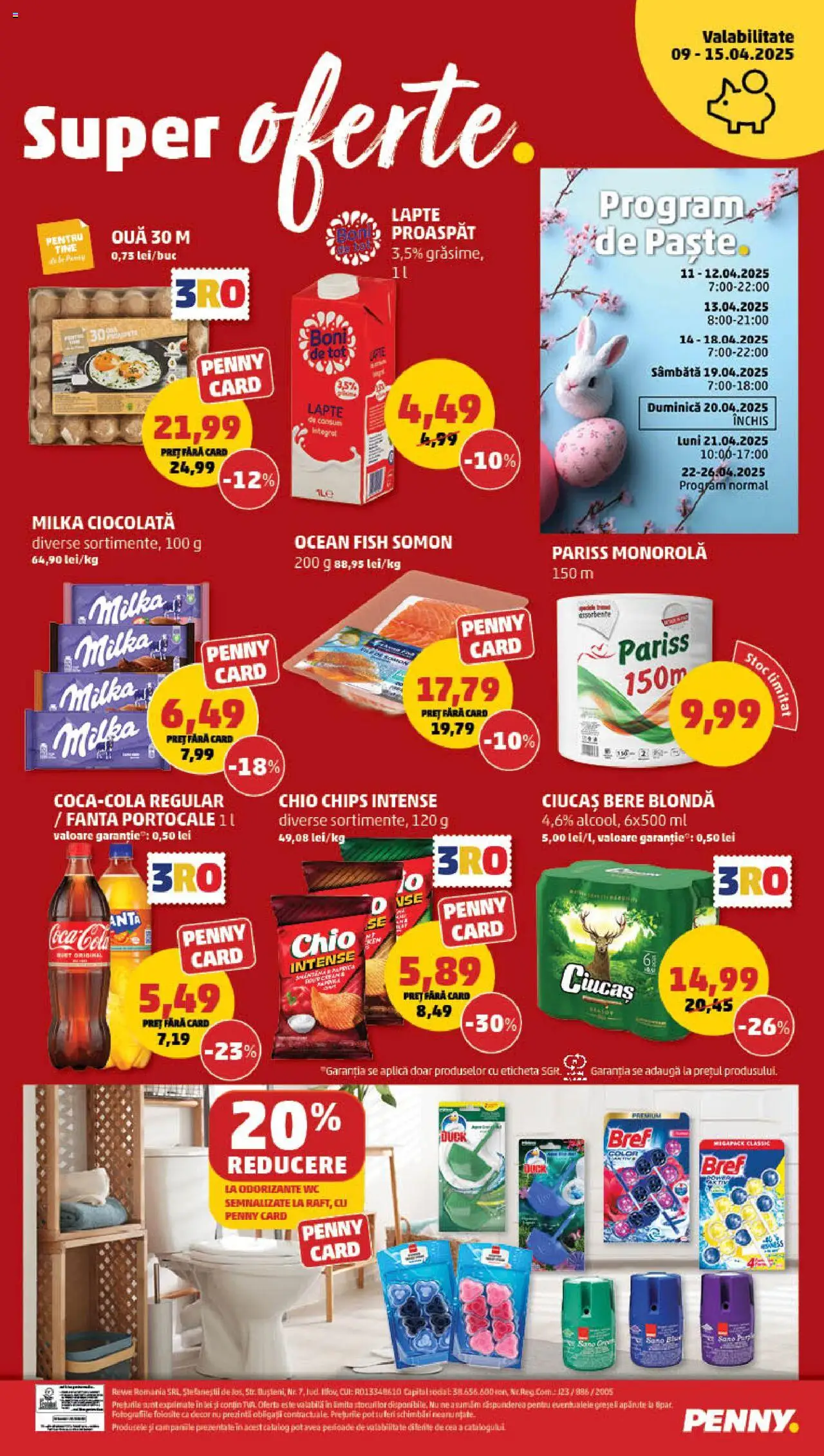Catalog PENNY Market 9 - 15 Aprilie 2025 | Pagina 24 | Produse: Ouă, Ciocolată, Bere, Portocale