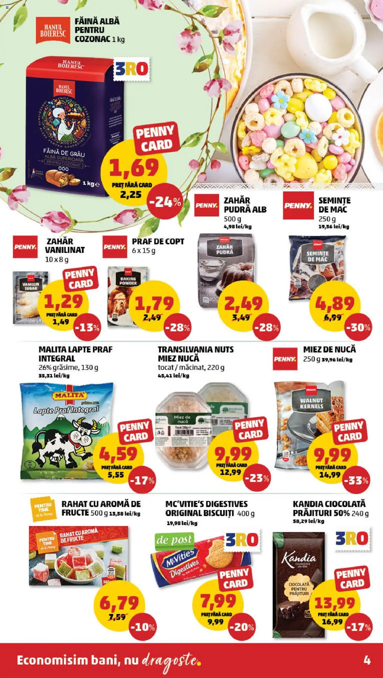 Catalog PENNY Market 9 - 15 Aprilie 2025 | Pagina 4 | Produse: Semințe, Lapte, Făină, Zahăr