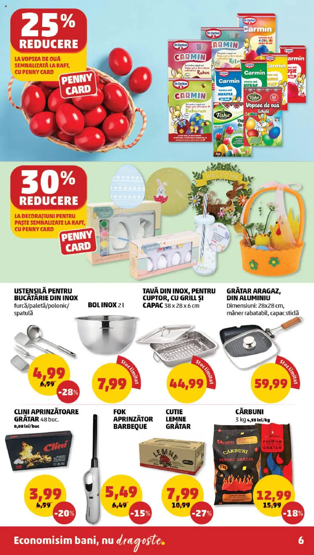 Catalog PENNY Market 9 - 15 Aprilie 2025 | Pagina 6 | Produse: Grill, Vopsea, Bucătărie, Ouă