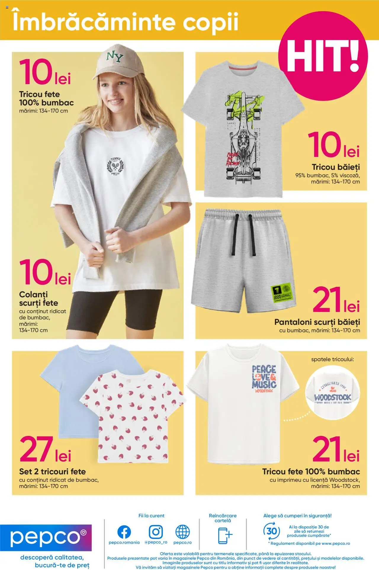 Catalog Pepco 10 - 23 Aprilie 2025 | Pagina 11 | Produse: Tricou, Pantaloni, Pantaloni scurți, Colanți