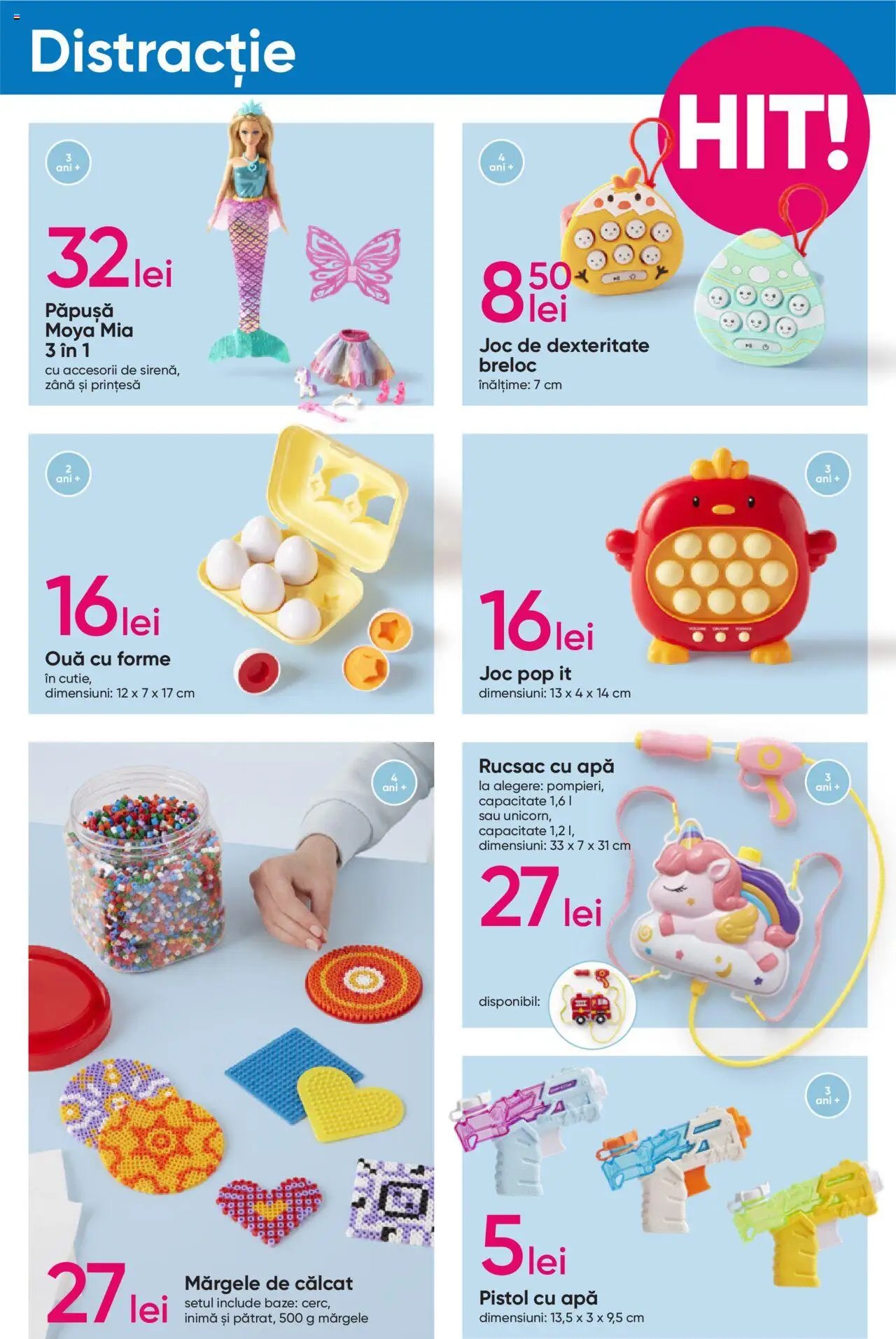 Catalog Pepco 10 - 23 Aprilie 2025 | Pagina 7 | Produse: Joc, Ouă, Apă, Rucsac