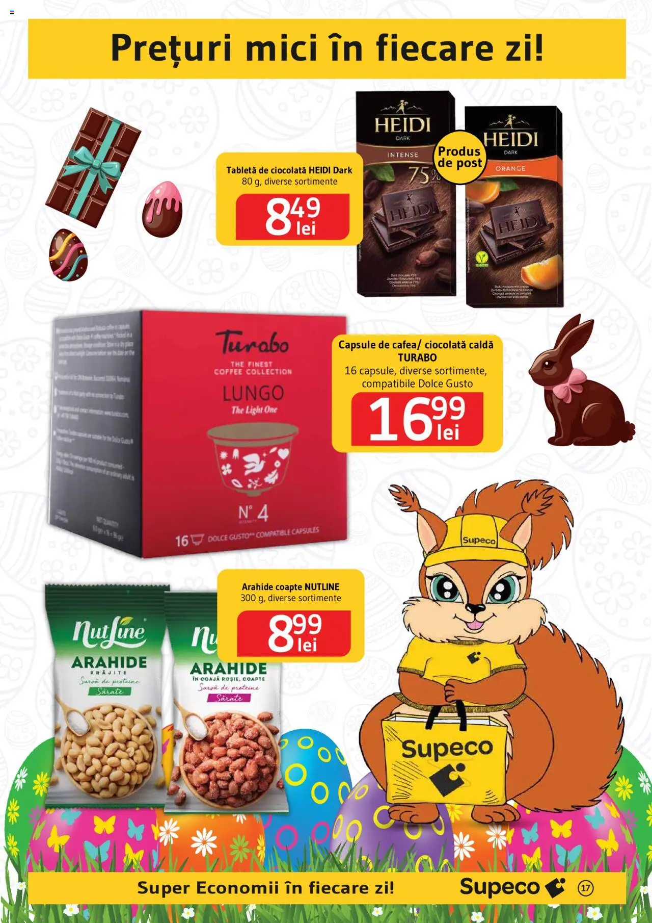 Catalog Supeco 10 - 23 Aprilie 2025 | Pagina 17 | Produse: Tabletă, Masaüstü kılıfı, Arahide, Ciocolată